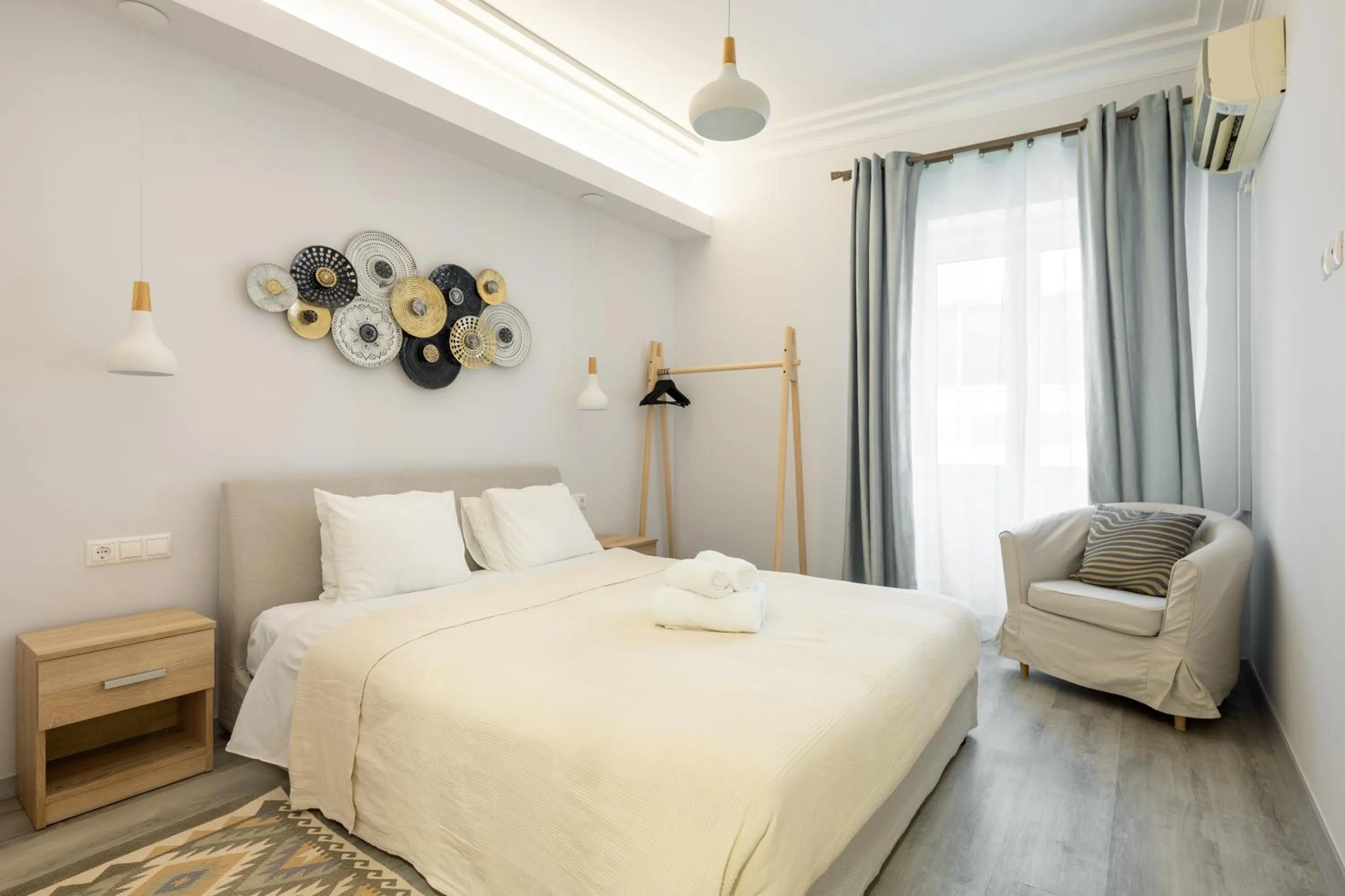 Bedroom, Bed in Apartments Historical Center