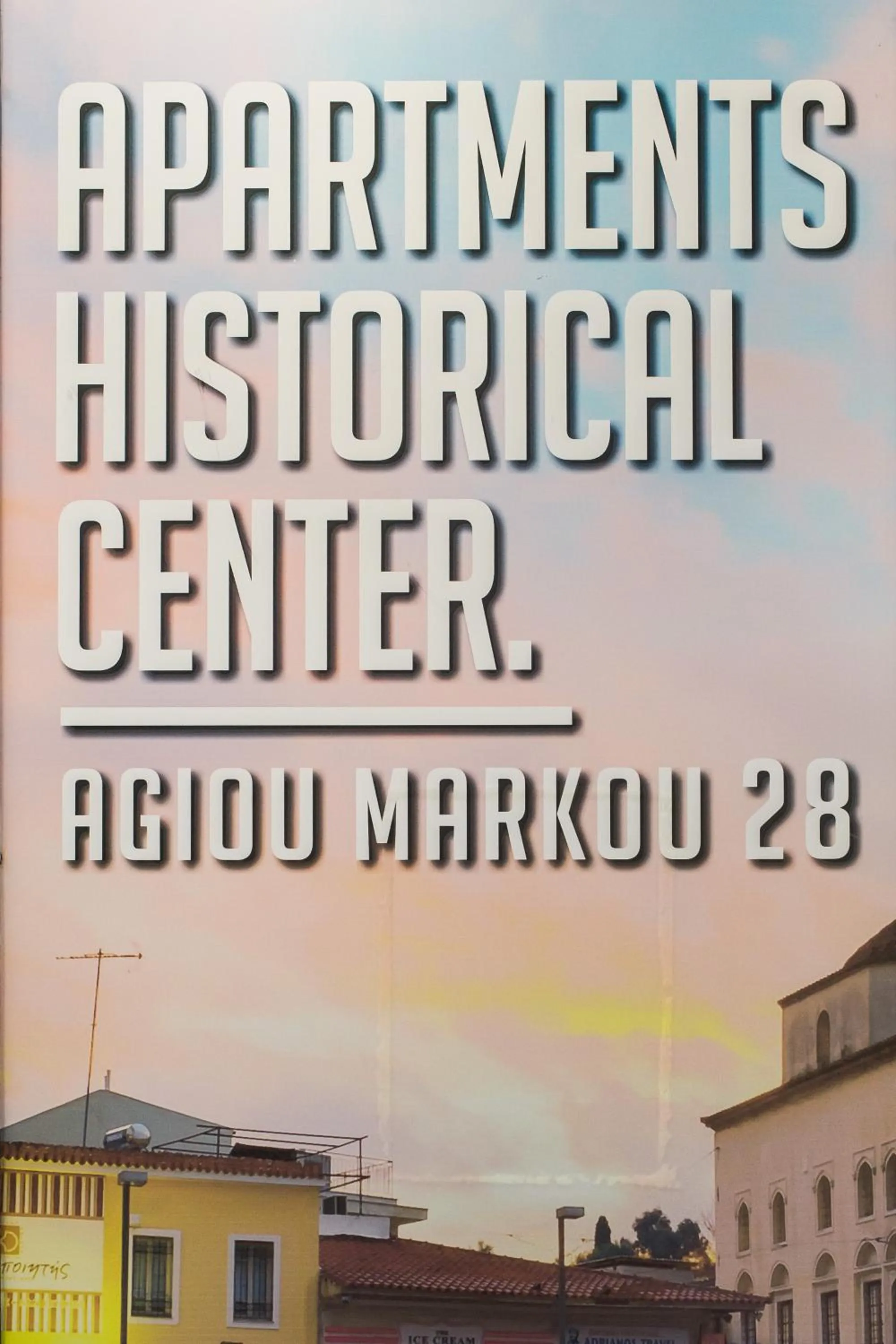 Property logo or sign in Apartments Historical Center