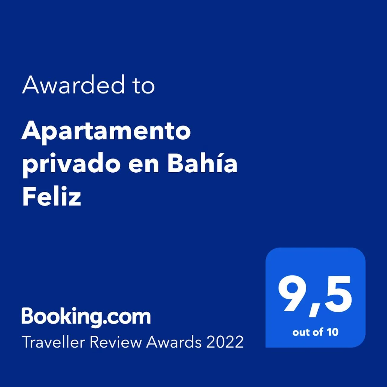 Apartamento privado en Bahía Feliz