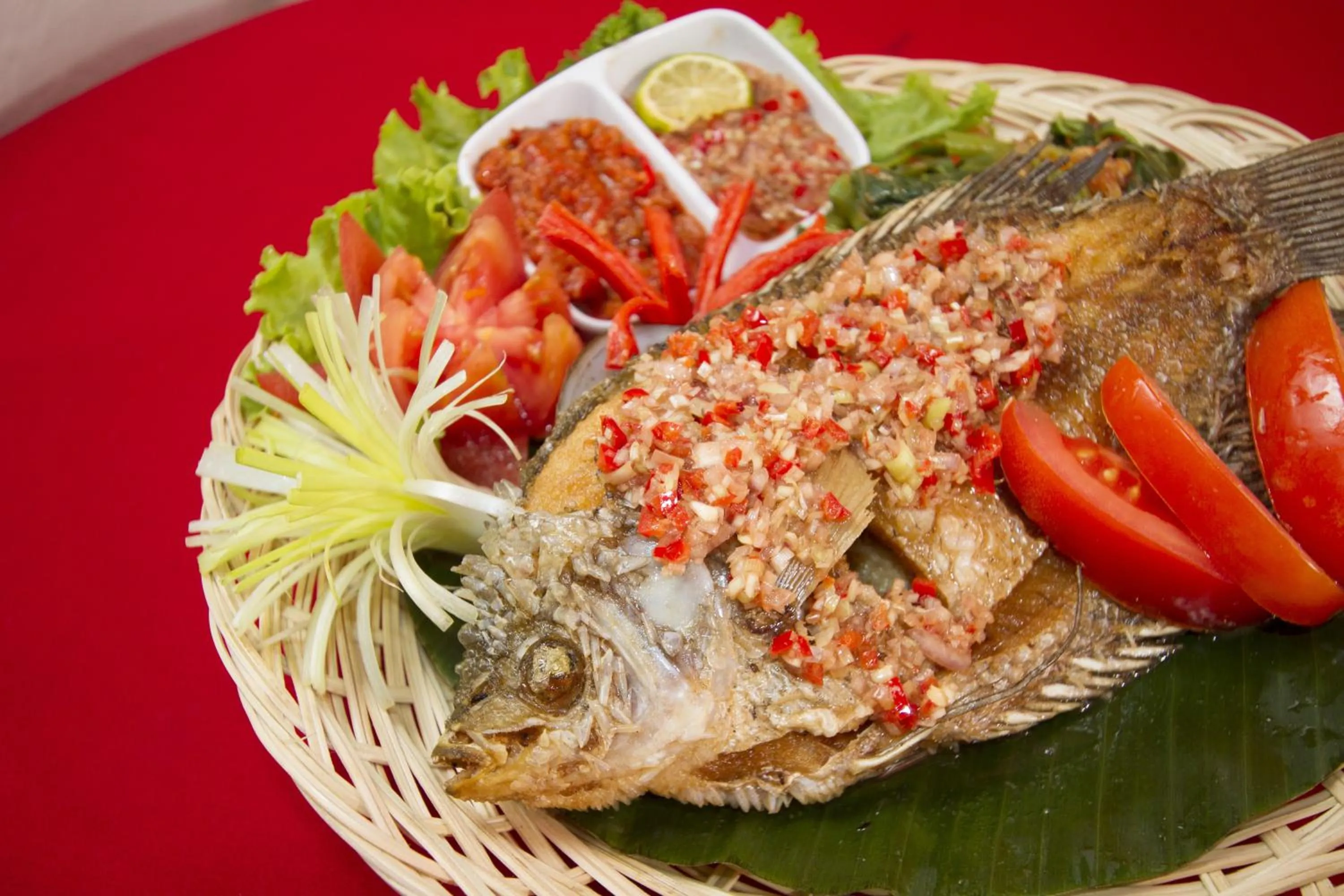 Food close-up in Seminyak Paradiso Hotel