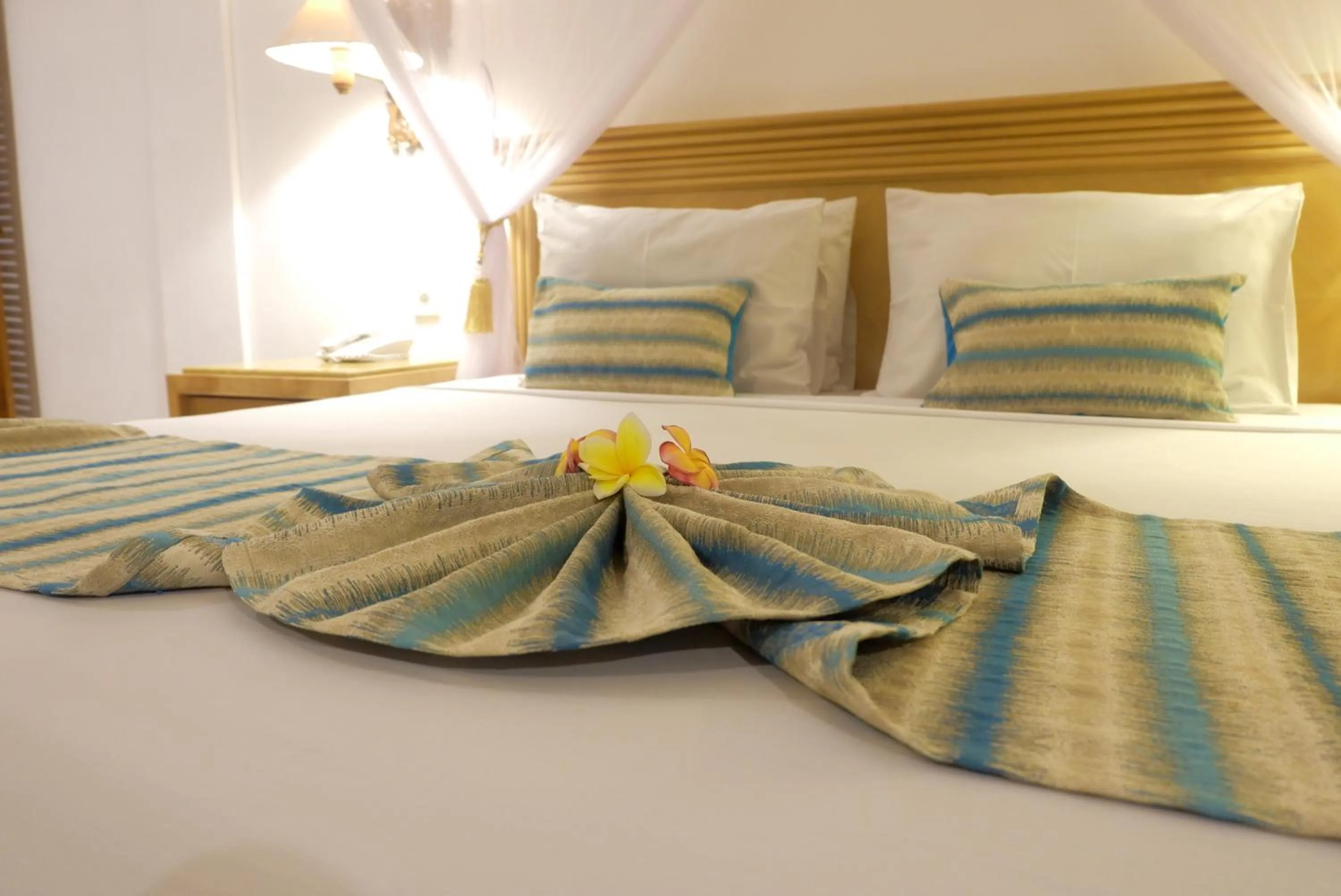 Bed in Seminyak Paradiso Hotel