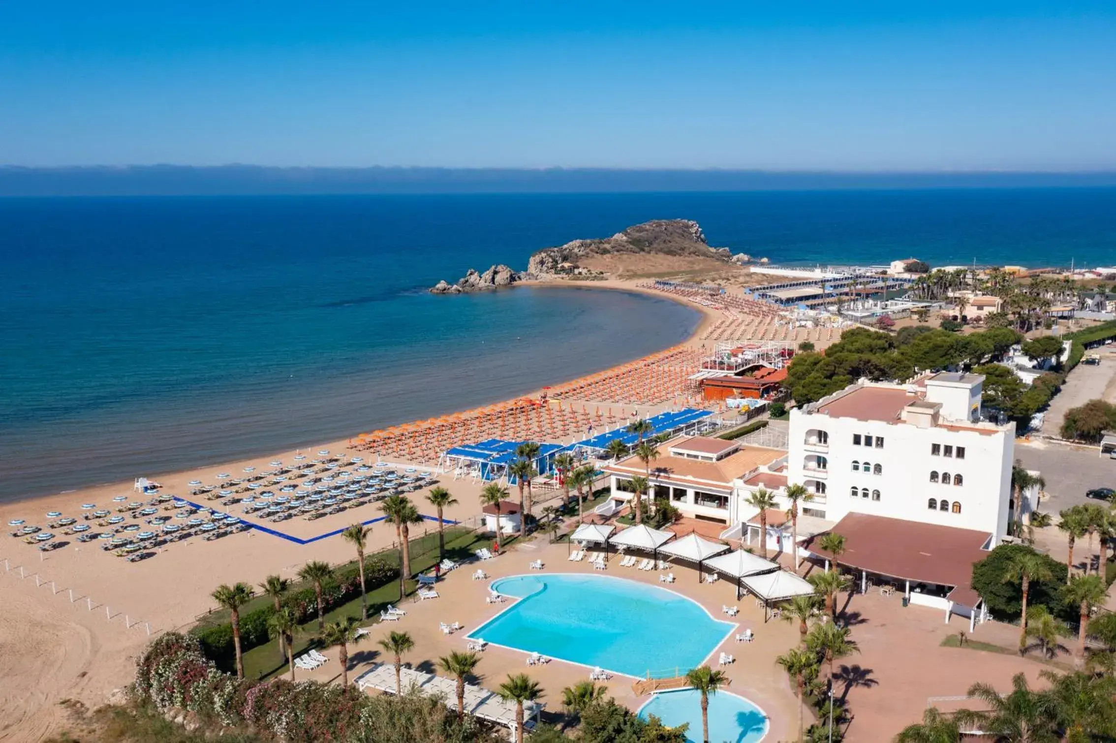 Bird's-eye View in Hotel Baia D'oro