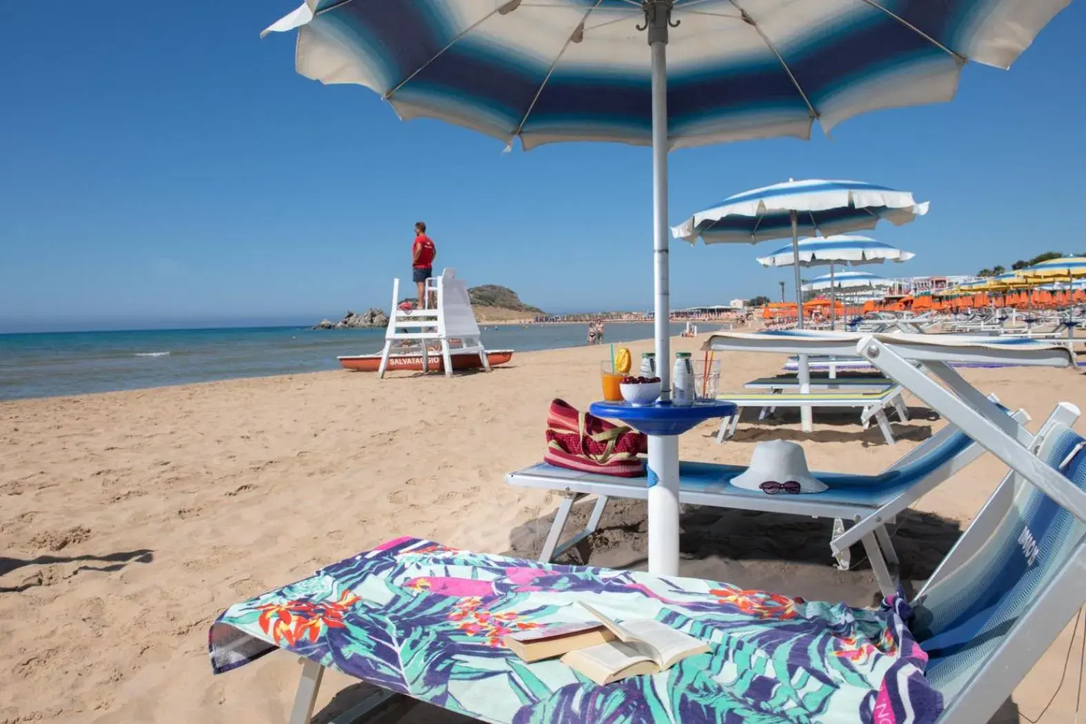 Beach in Hotel Baia D'oro