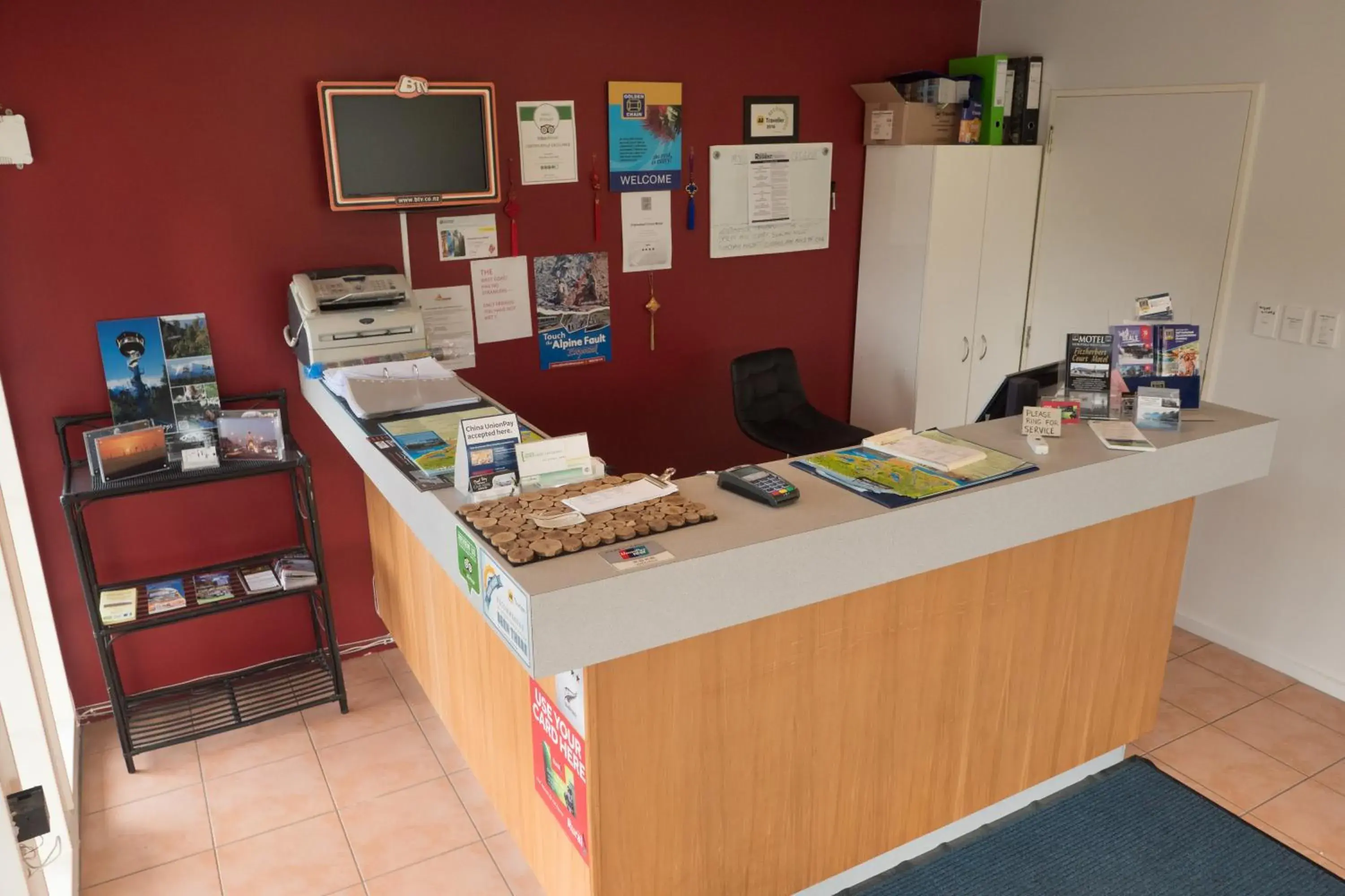 Lobby or reception in Fitzherbert Court Motel Lobby or reception in Fitzherbert Court Motel
