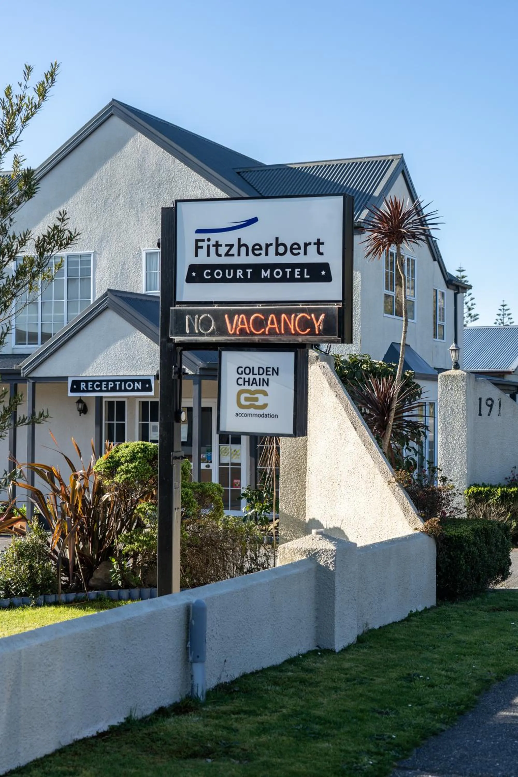 Property building in Fitzherbert Court Motel