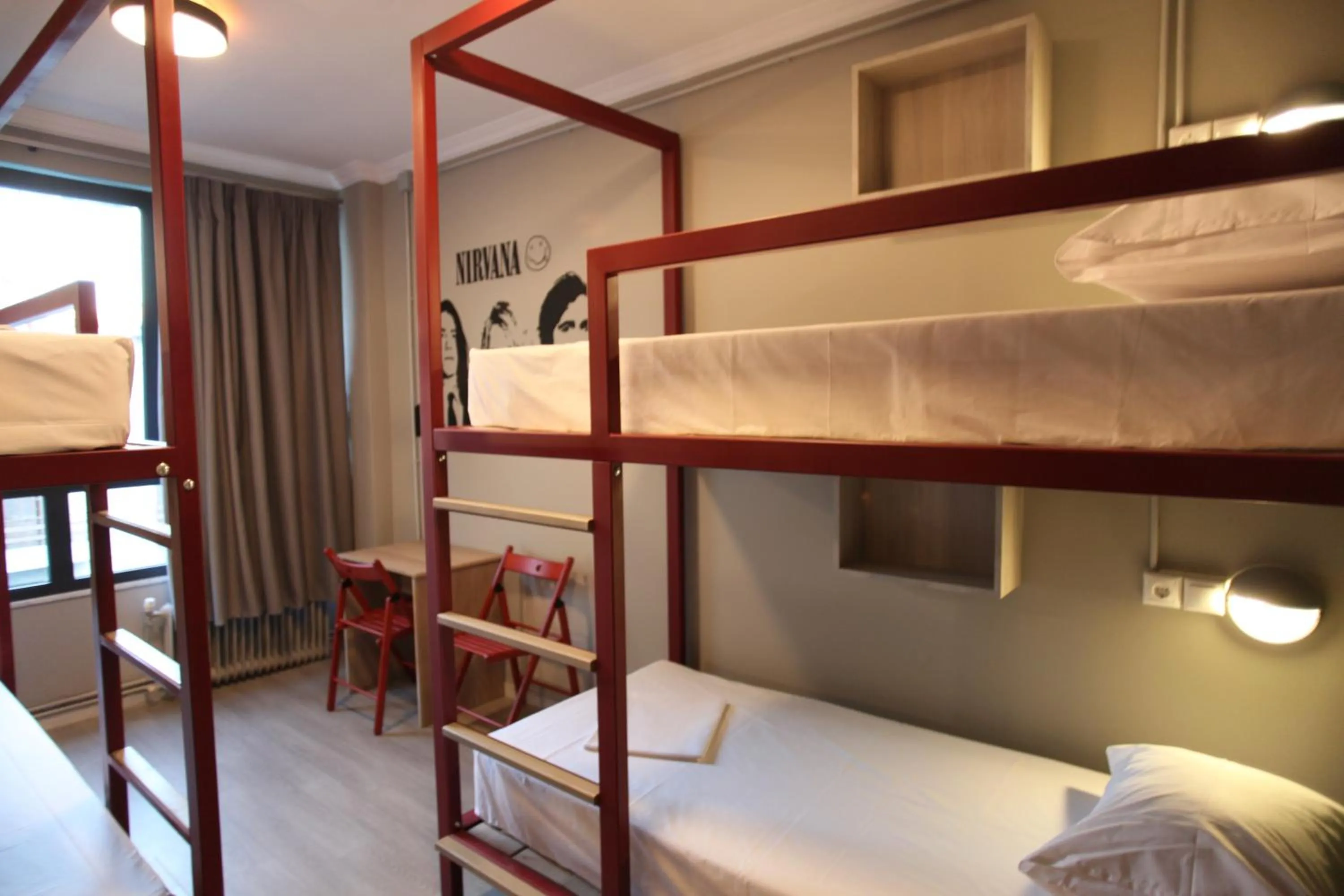 Seating area, Bed in Stay Hybrid Youth Hostel