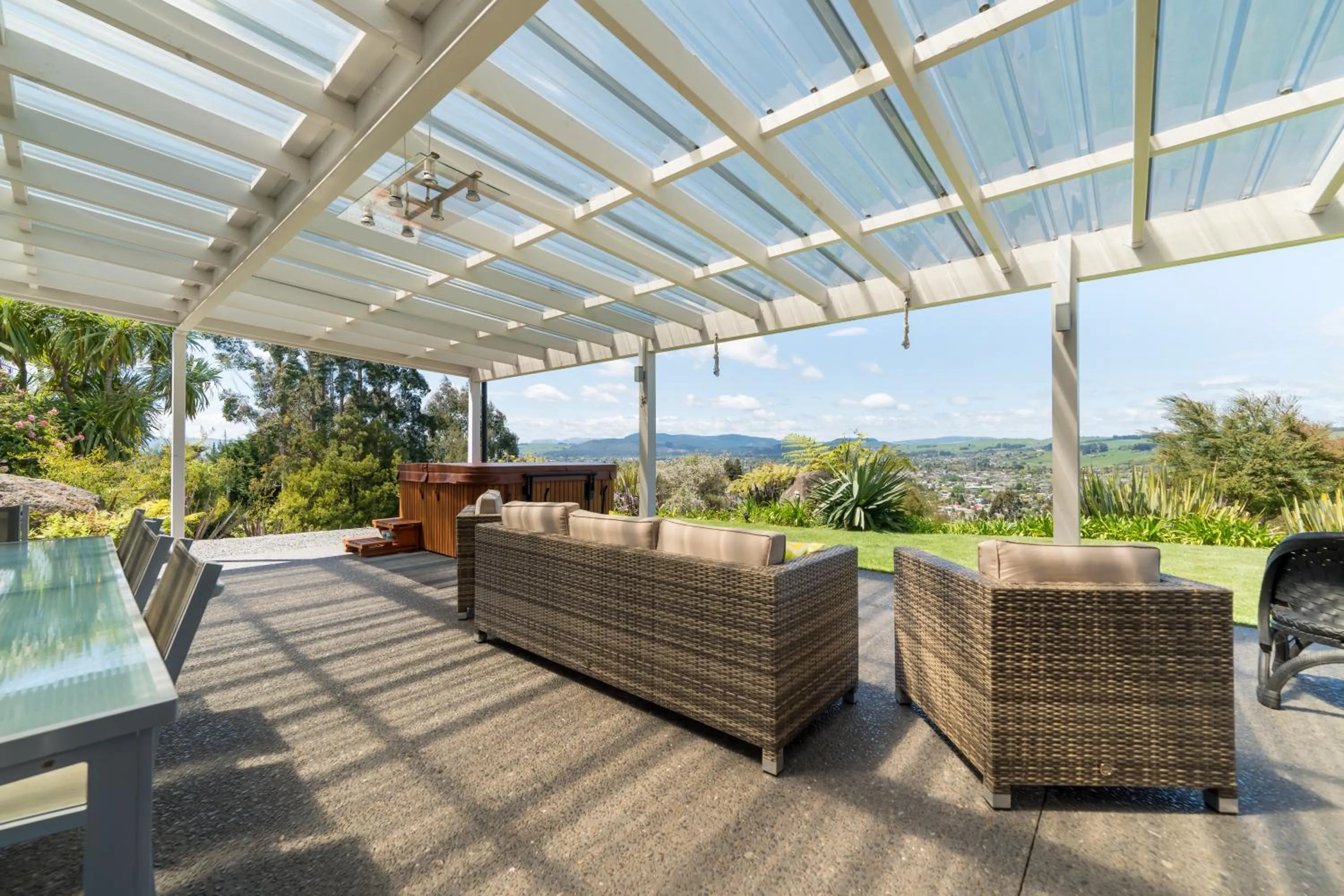 Patio in City Lights Boutique Lodge