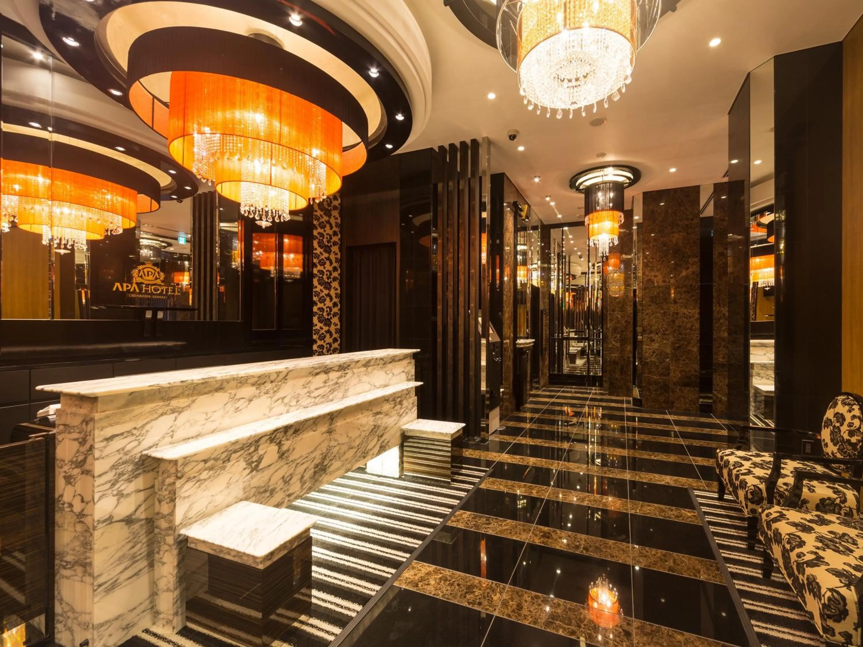 Lobby or reception in APA Hotel Iidabashi Ekiminami