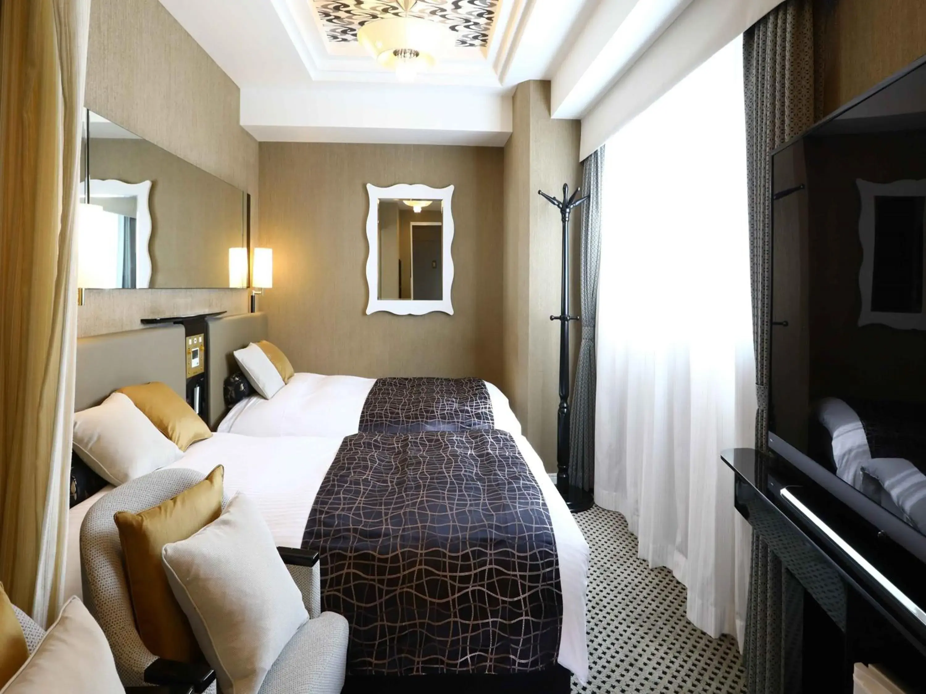 Bed in APA Hotel Iidabashi Ekiminami Bed in APA Hotel Iidabashi Ekiminami