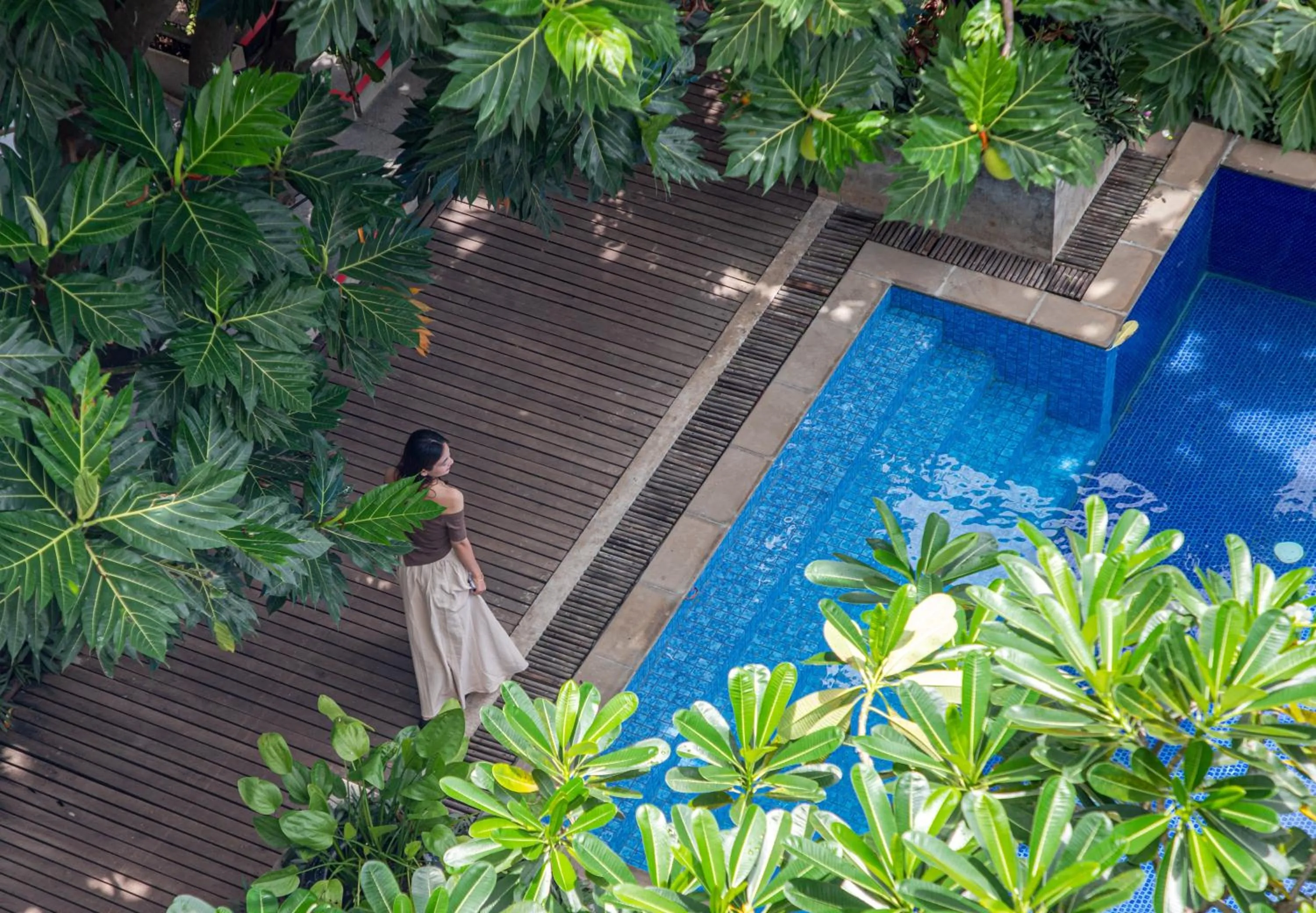 Swimming pool in Amber Angkor Villa Hotel & Spa