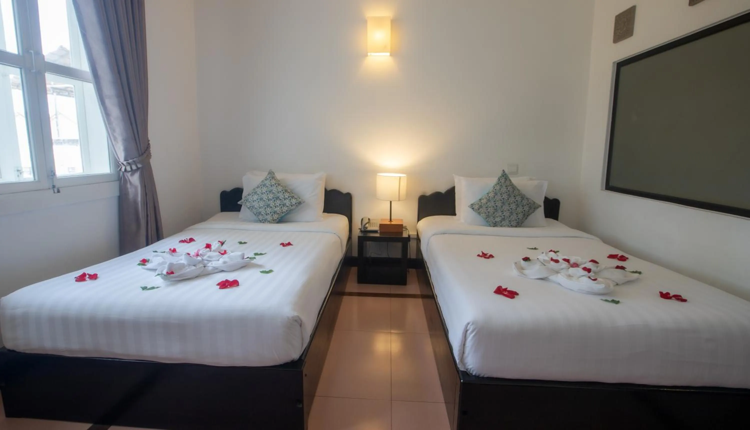 Bedroom, Bed in Amber Angkor Villa Hotel & Spa