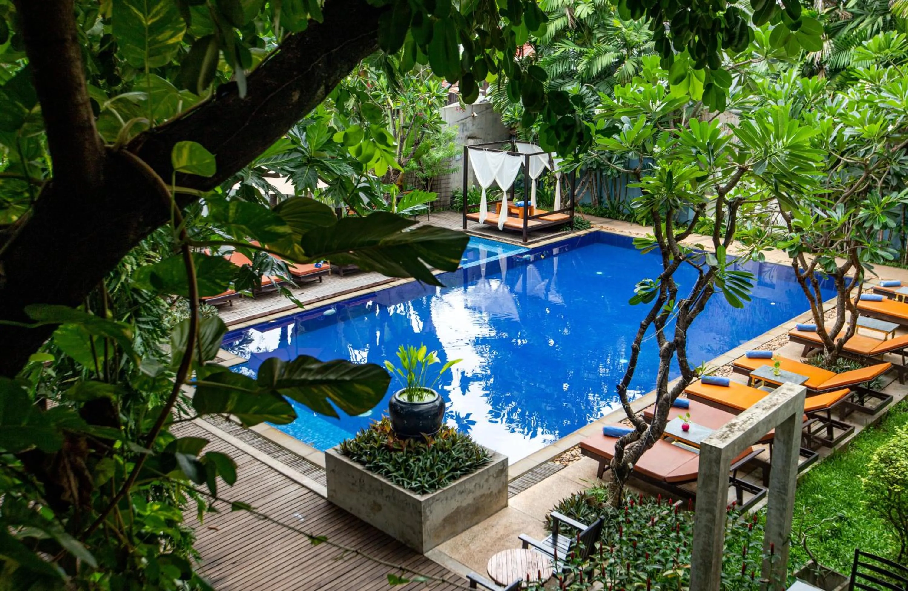 Swimming pool in Amber Angkor Villa Hotel & Spa