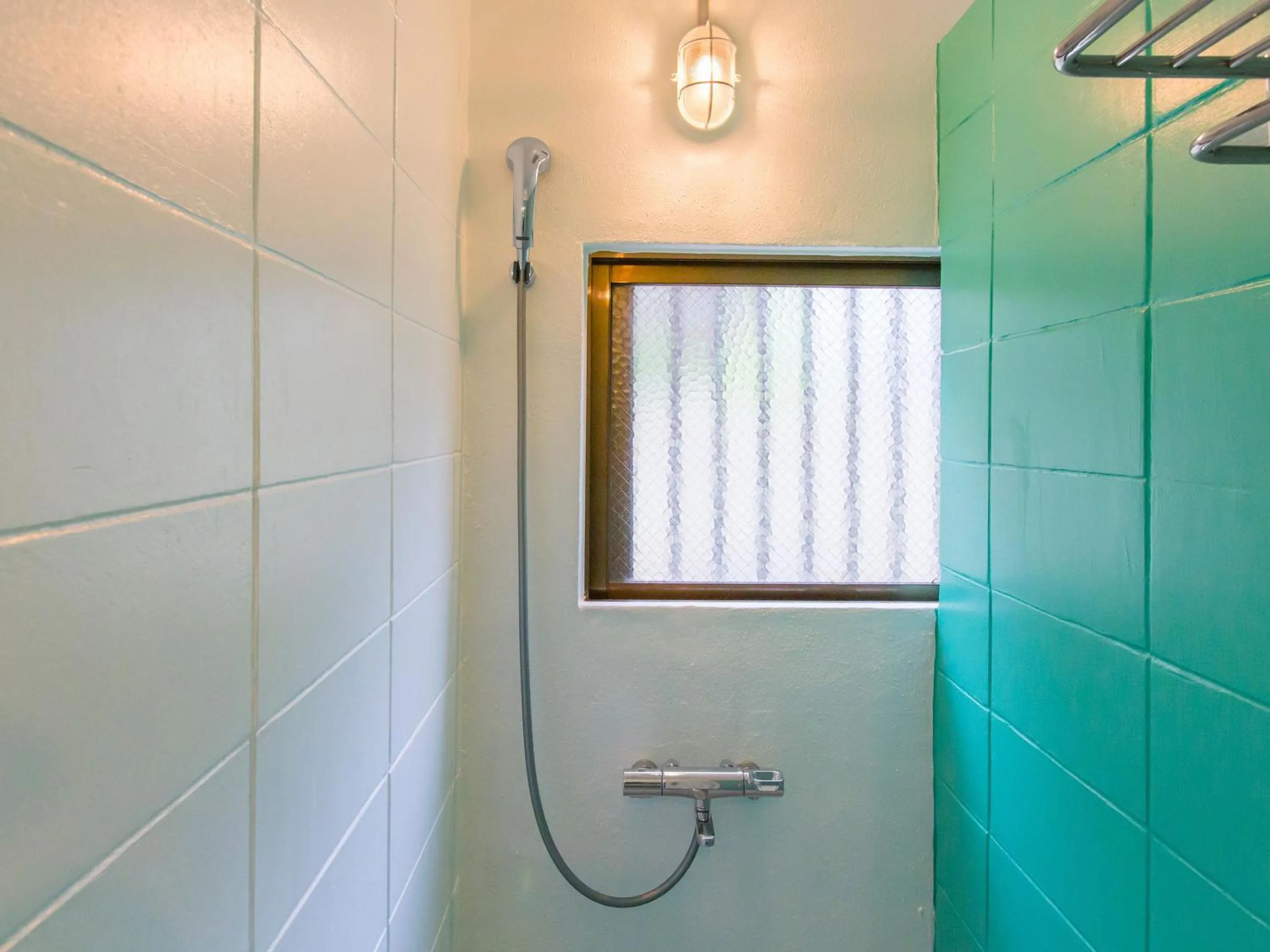 Shower in Seawall Hostel