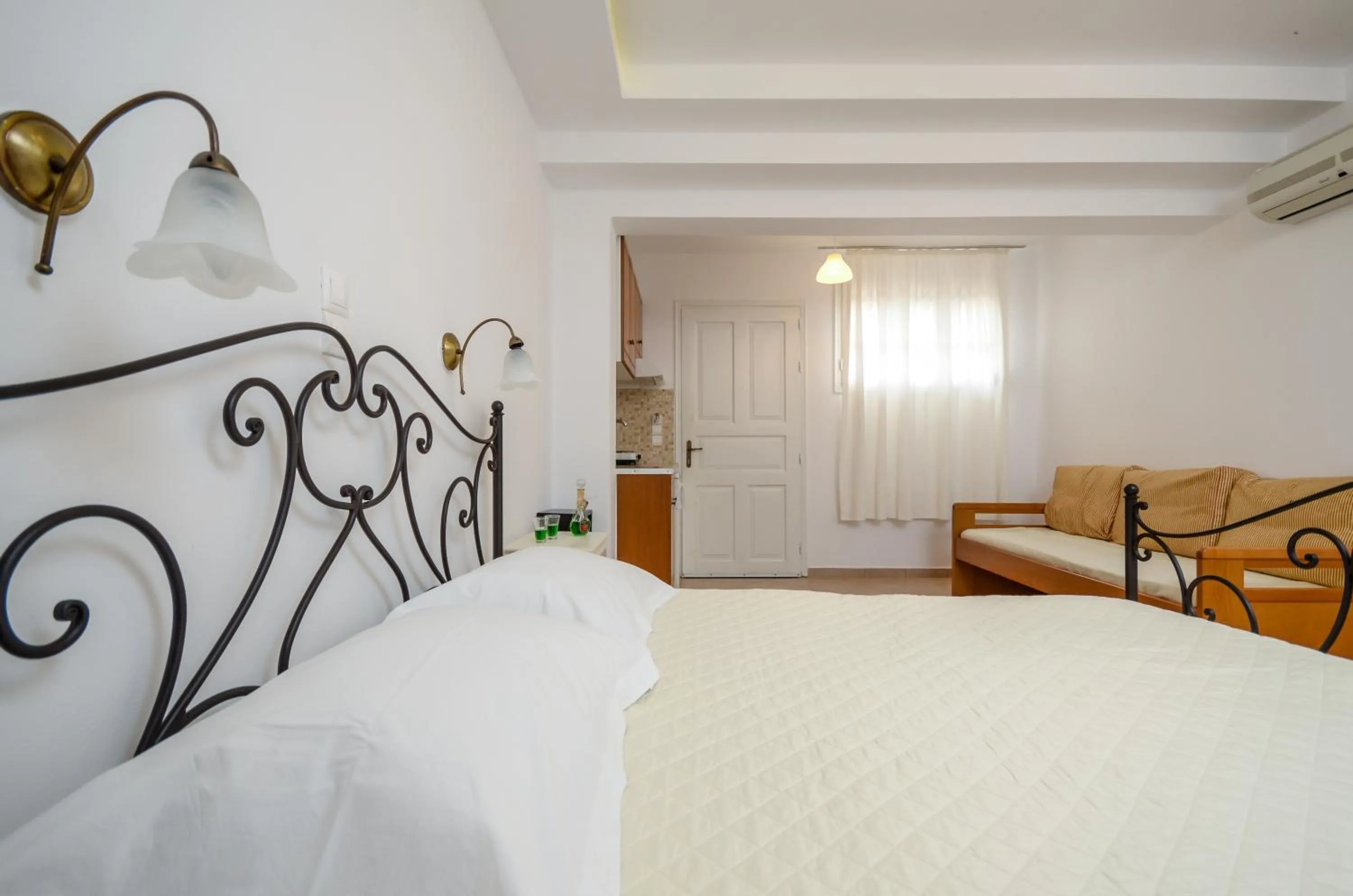 Bed in Sun Beach Hotel