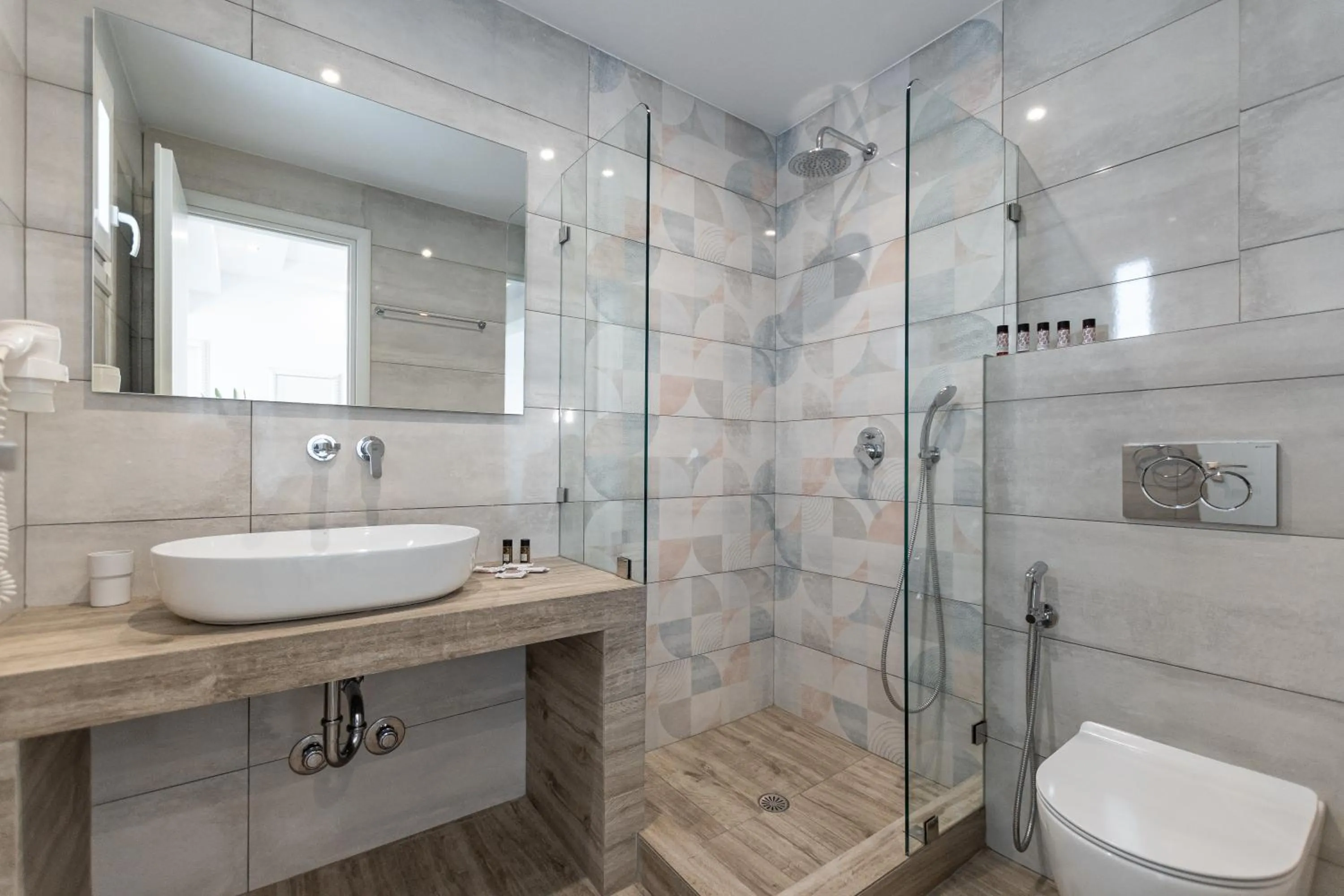 Shower in Sun Beach Hotel