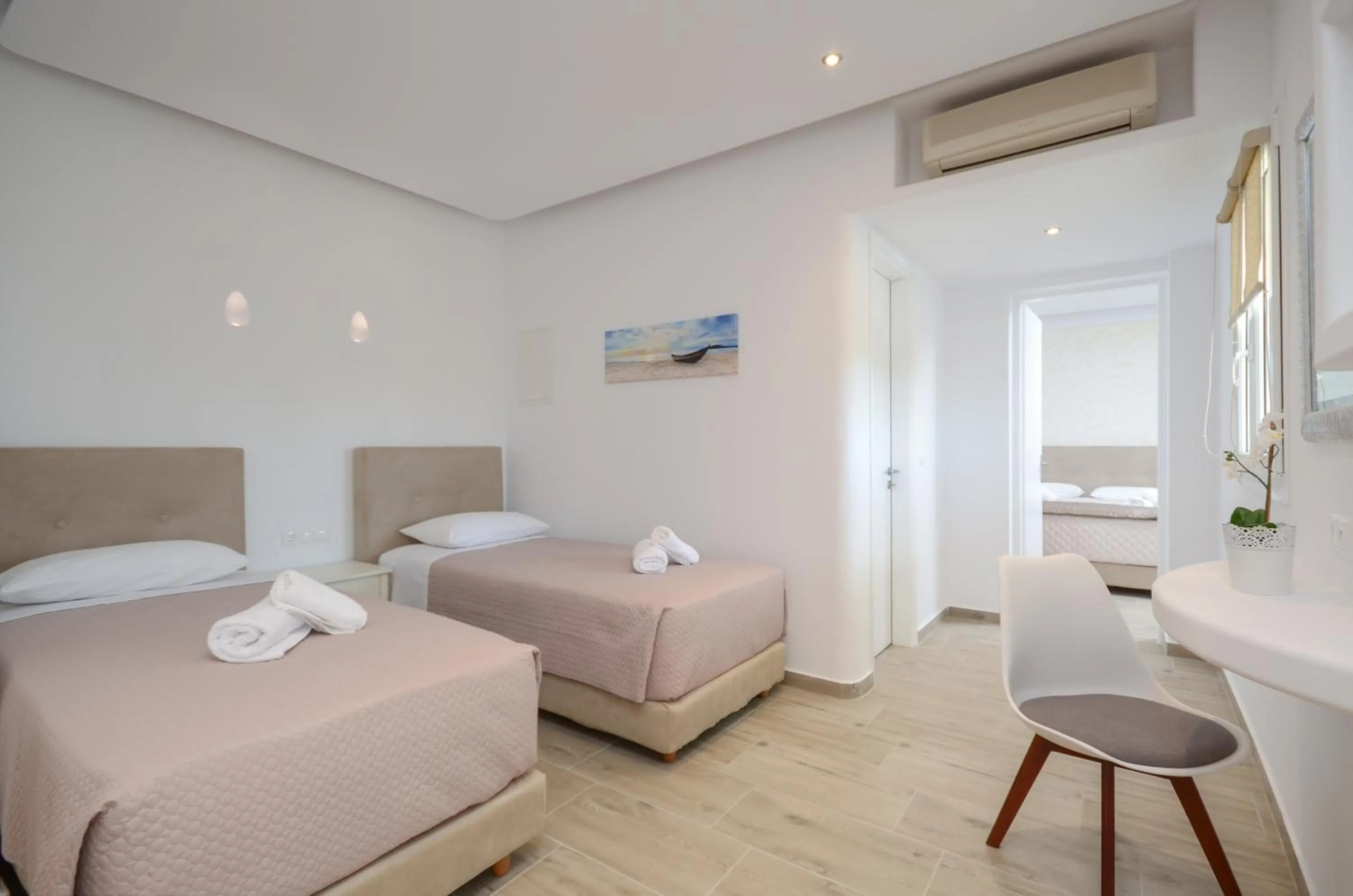 Bed in Sun Beach Hotel