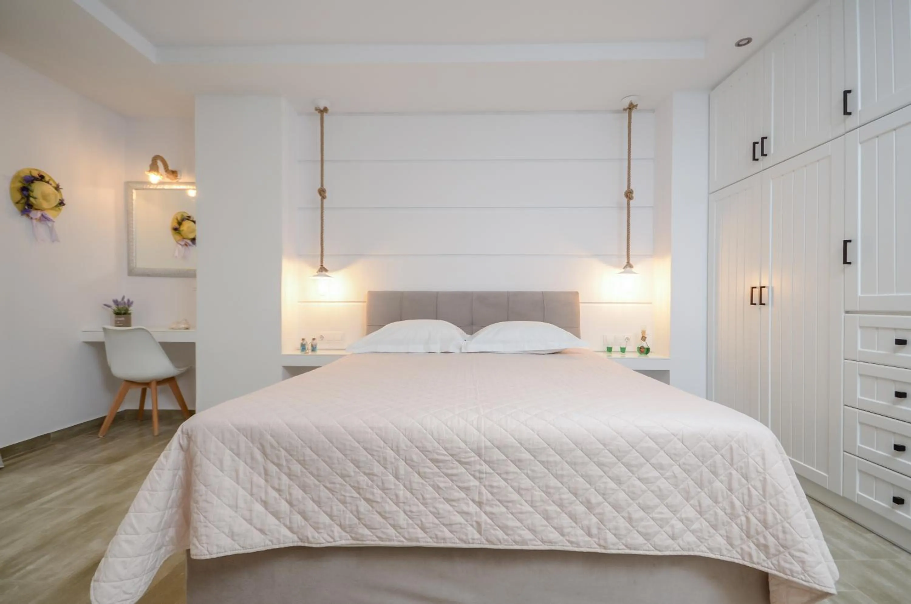 Bed in Sun Beach Hotel