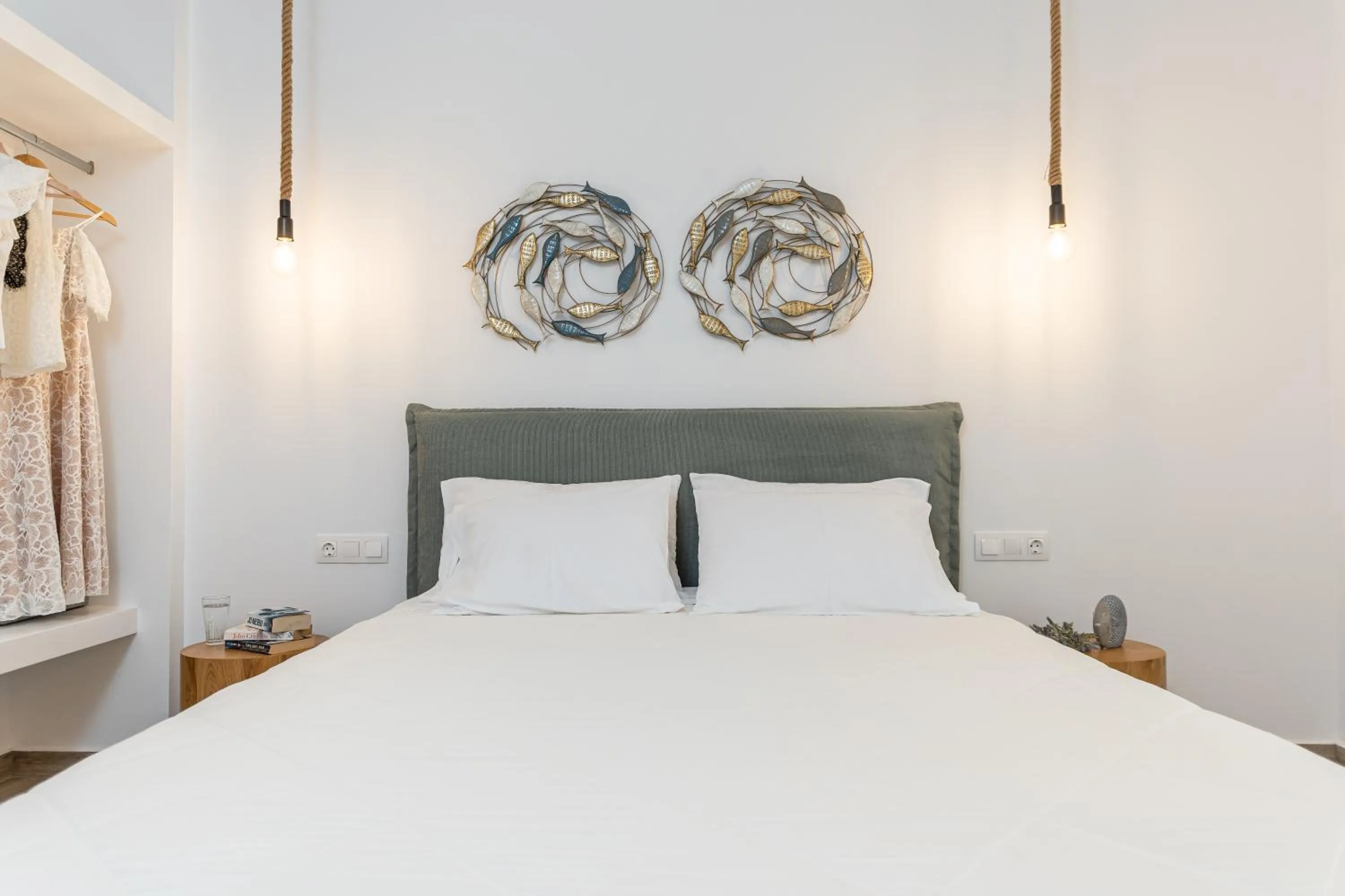 Bed in Sun Beach Hotel