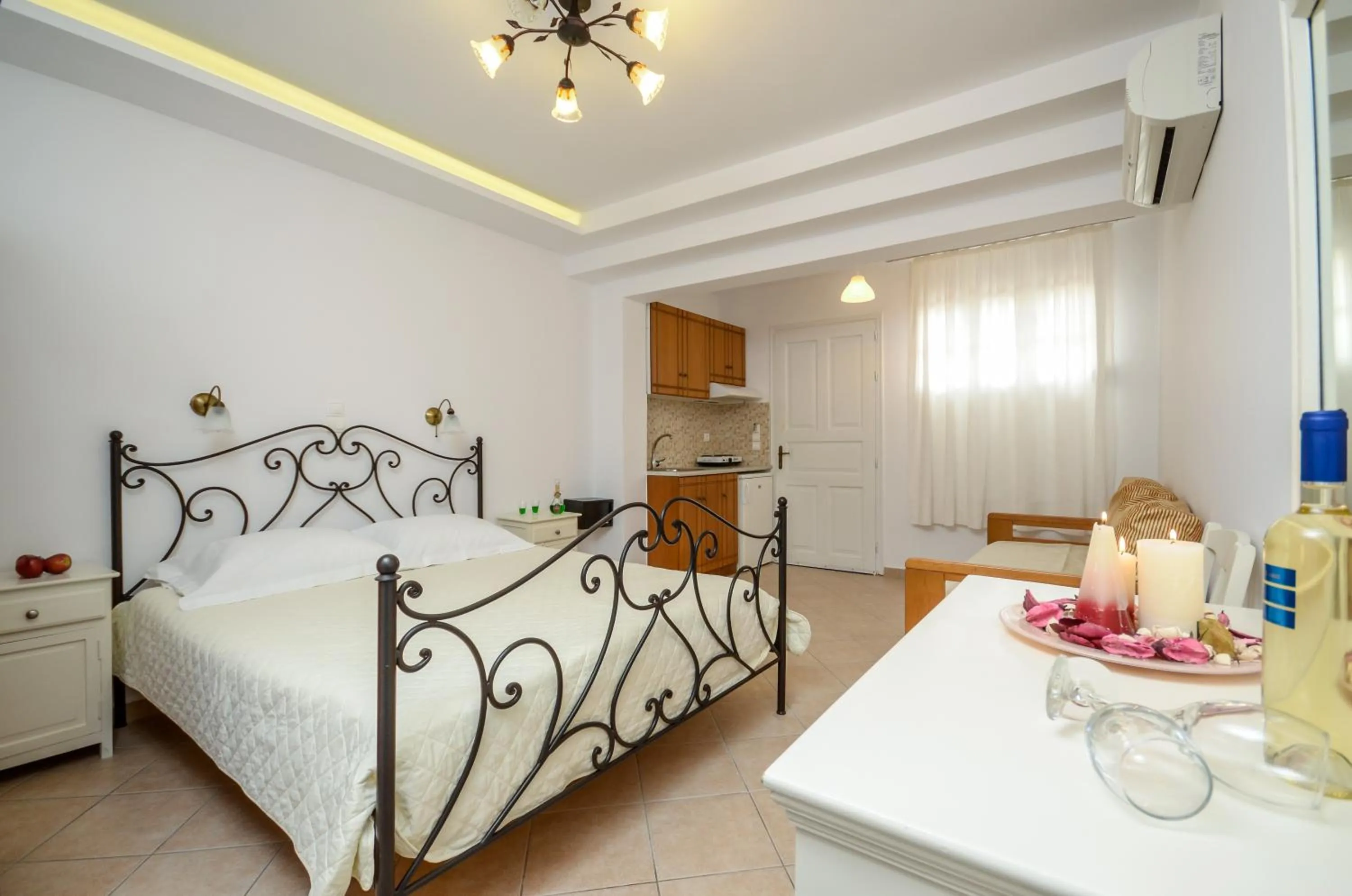 Bed in Sun Beach Hotel