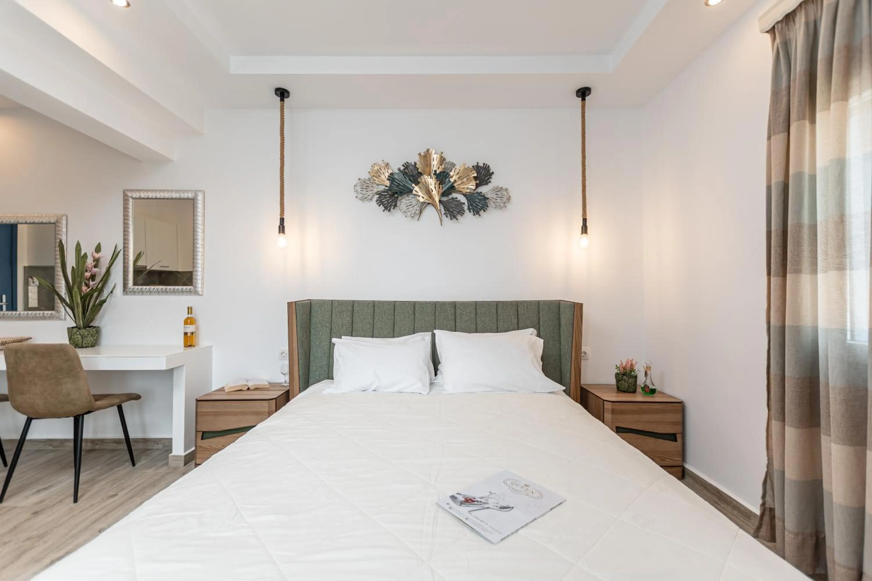 Bed in Sun Beach Hotel