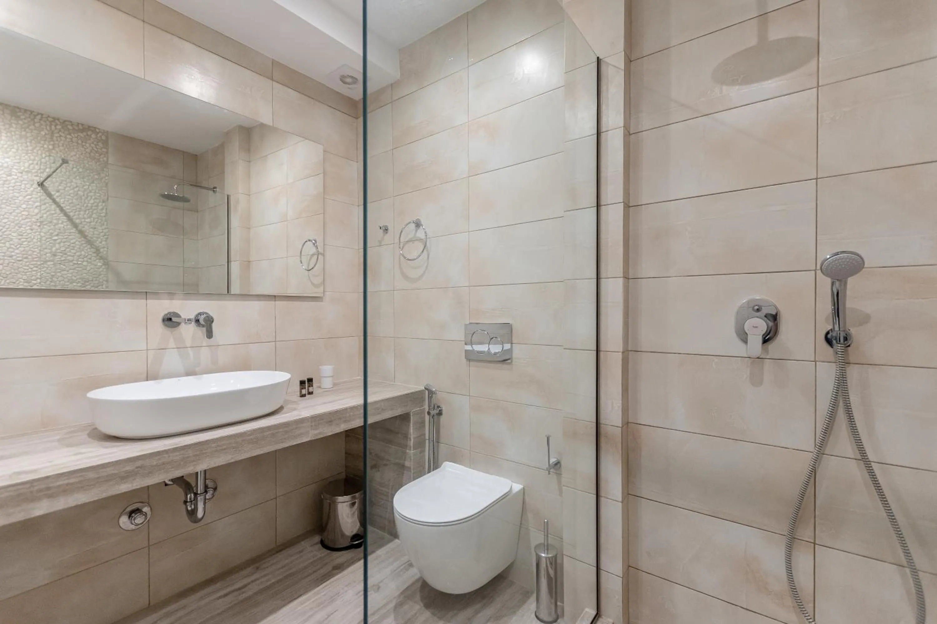 Shower in Sun Beach Hotel