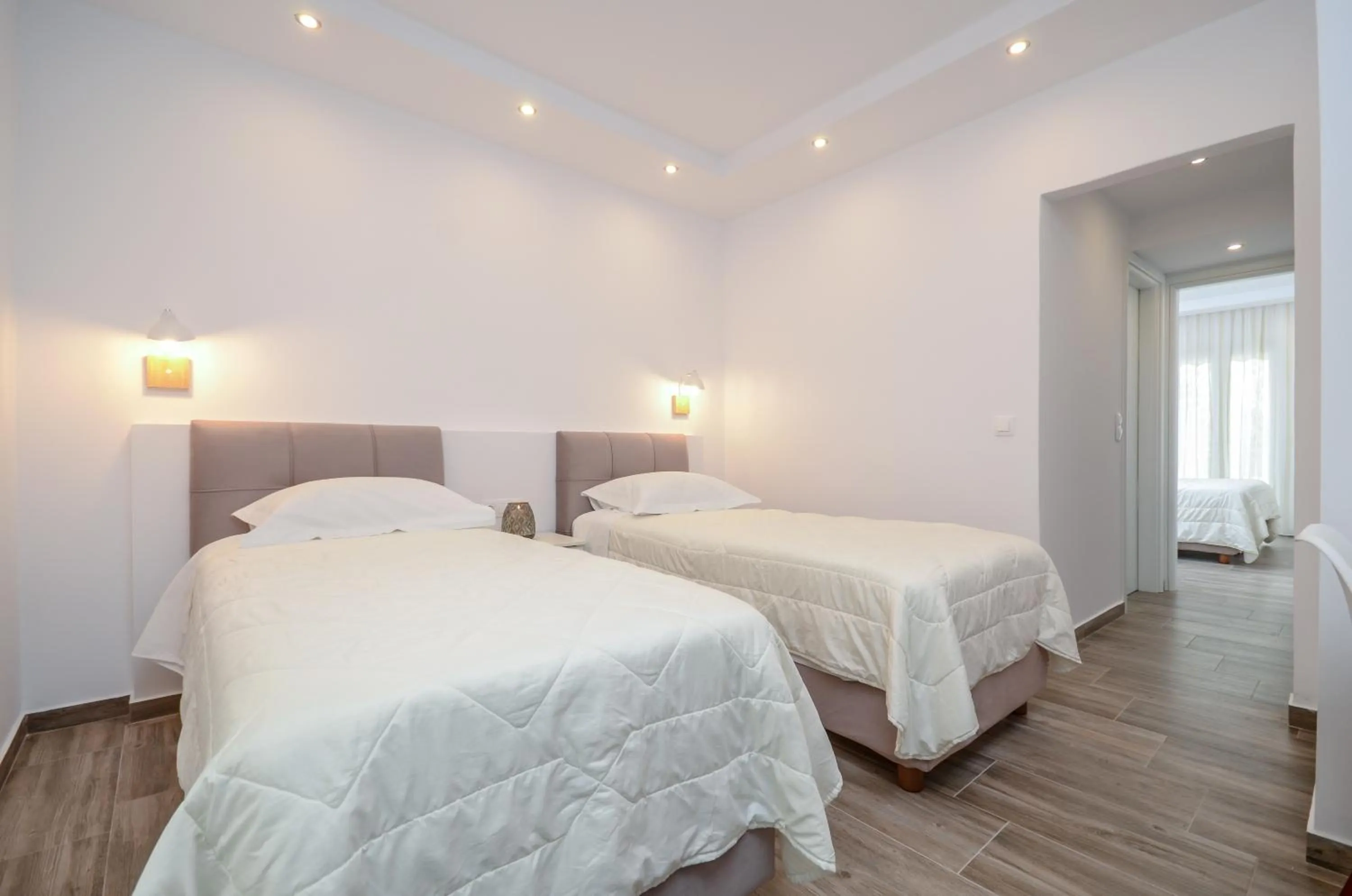 Bed in Sun Beach Hotel