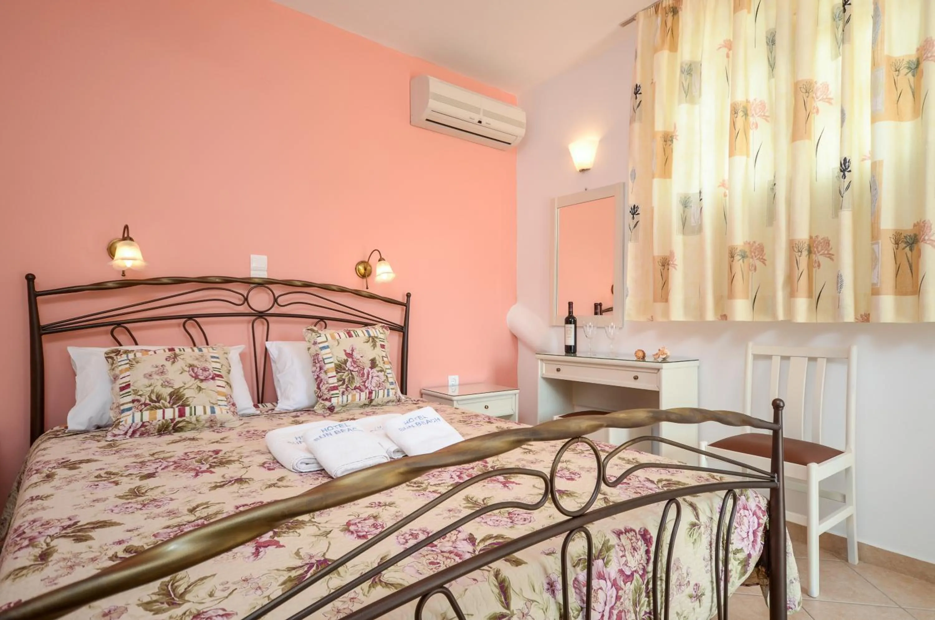 Bed in Sun Beach Hotel