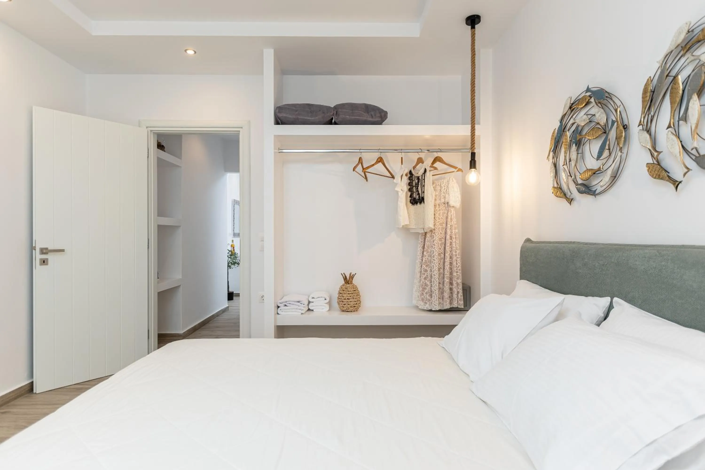 Bed in Sun Beach Hotel