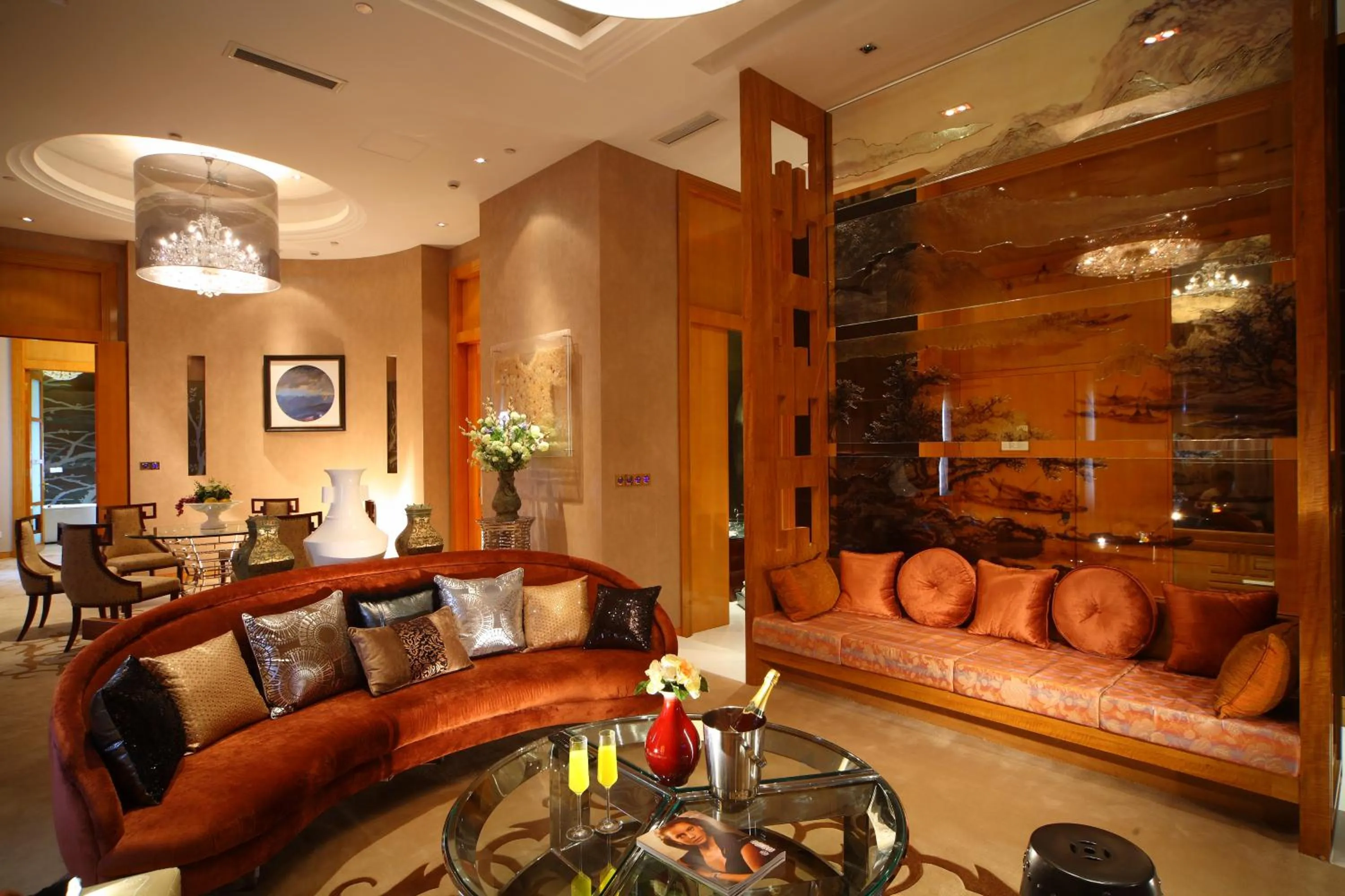 Living room in Gehua New Century Hotel Beijing