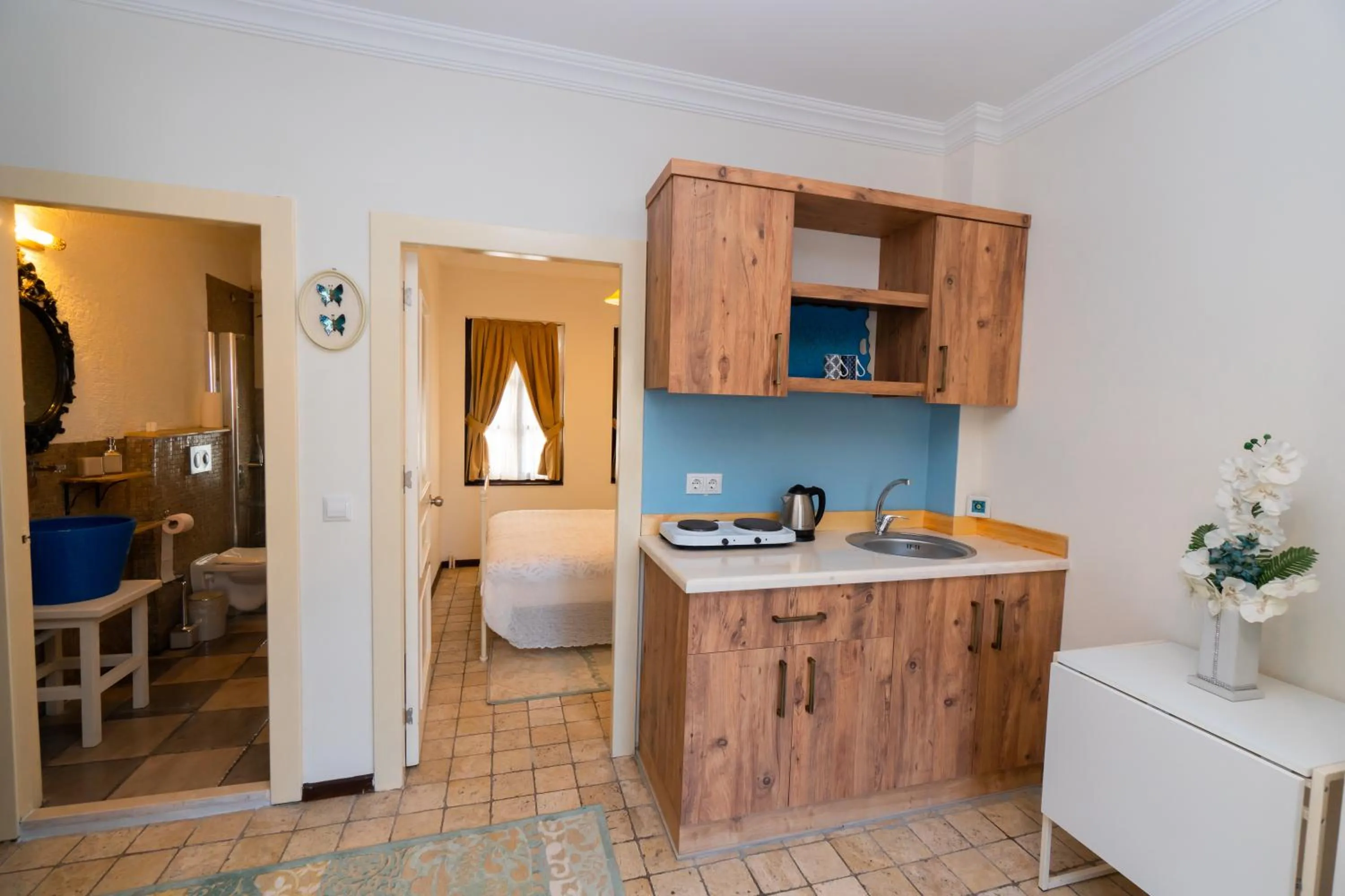 Kitchen or kitchenette in The Suite Apart Hotel