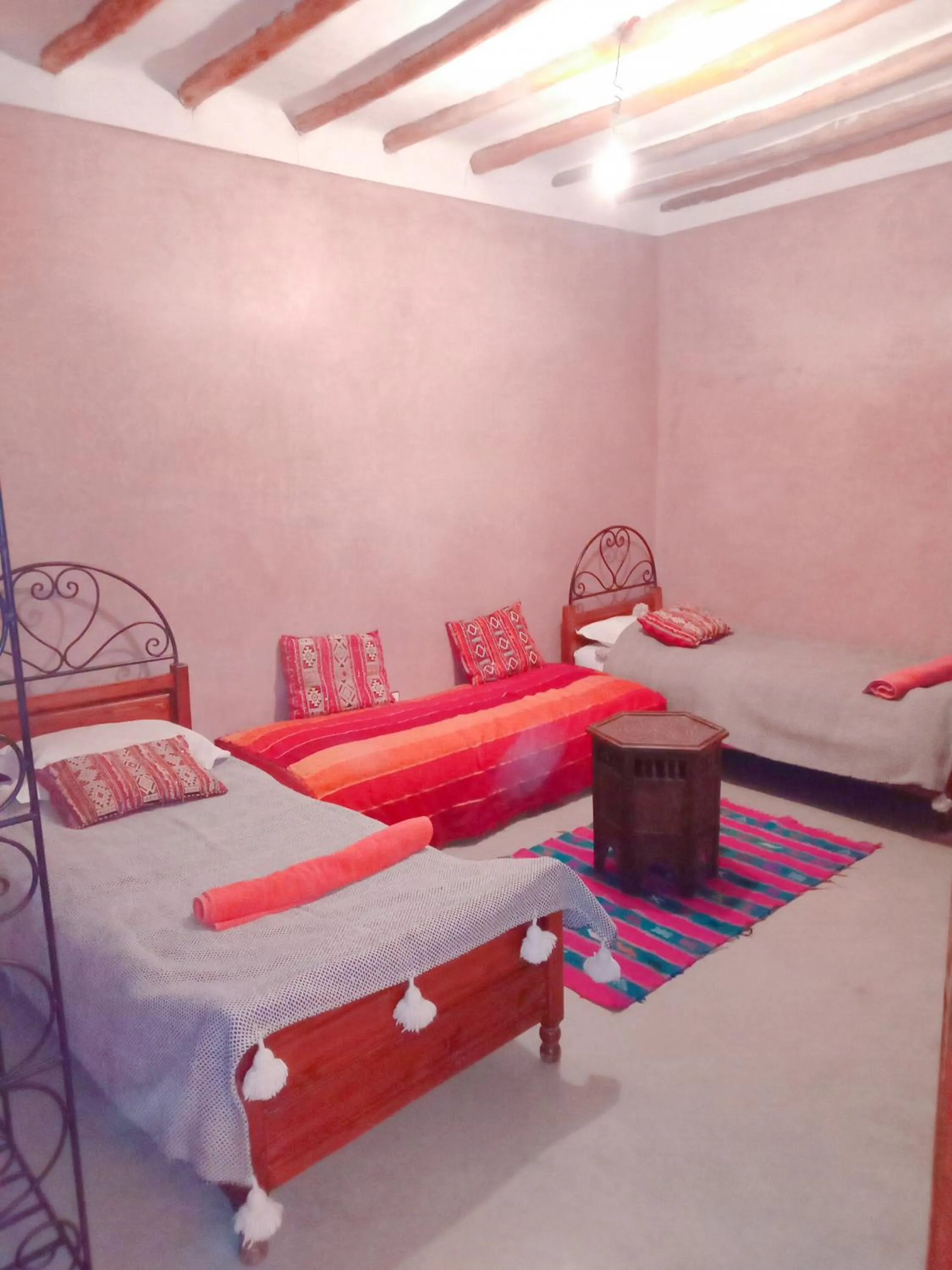Bed in Riad Essaoussan