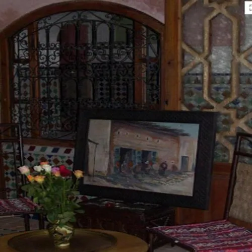 Living room in Riad Essaoussan