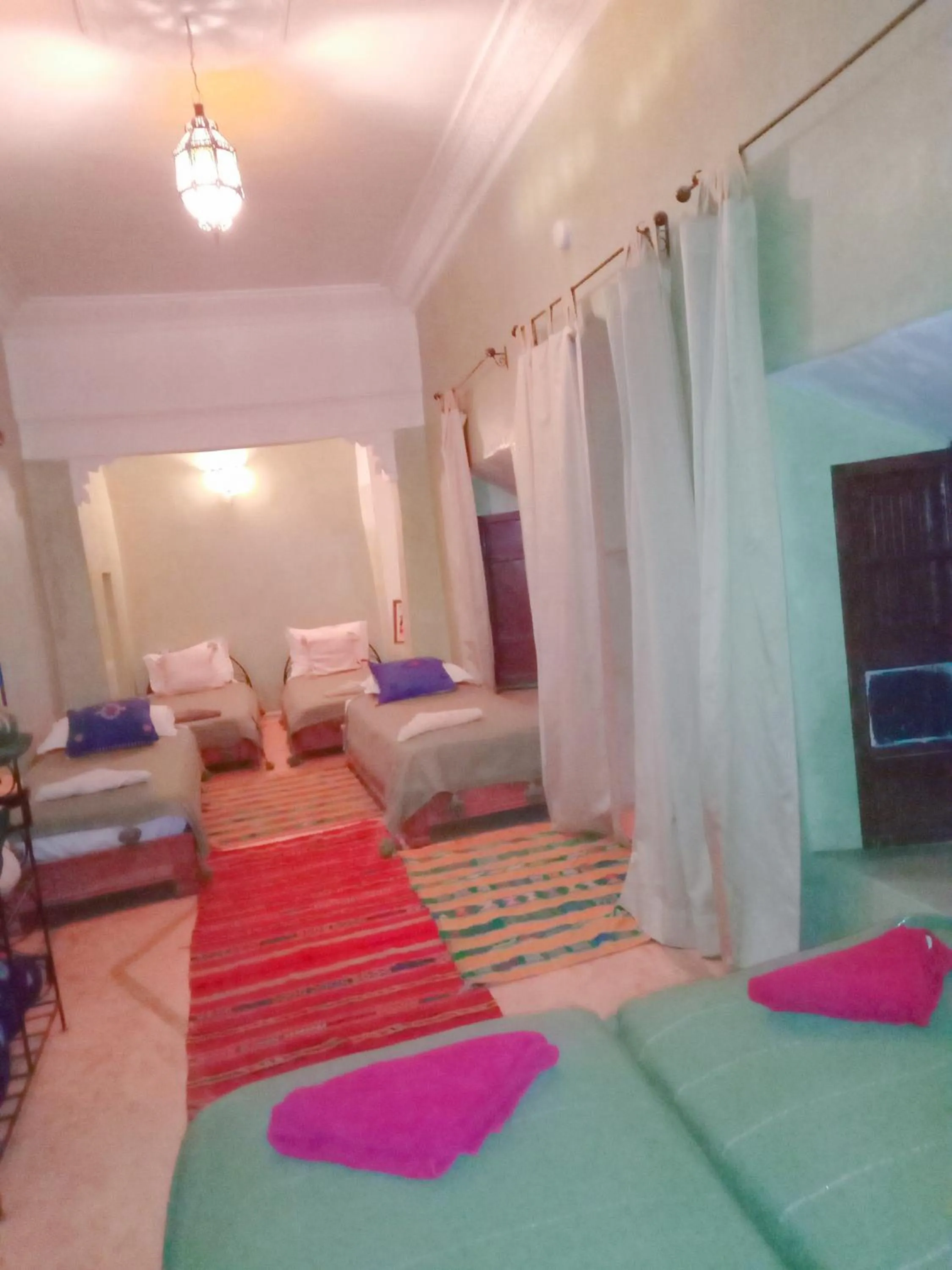 Bed in Riad Essaoussan