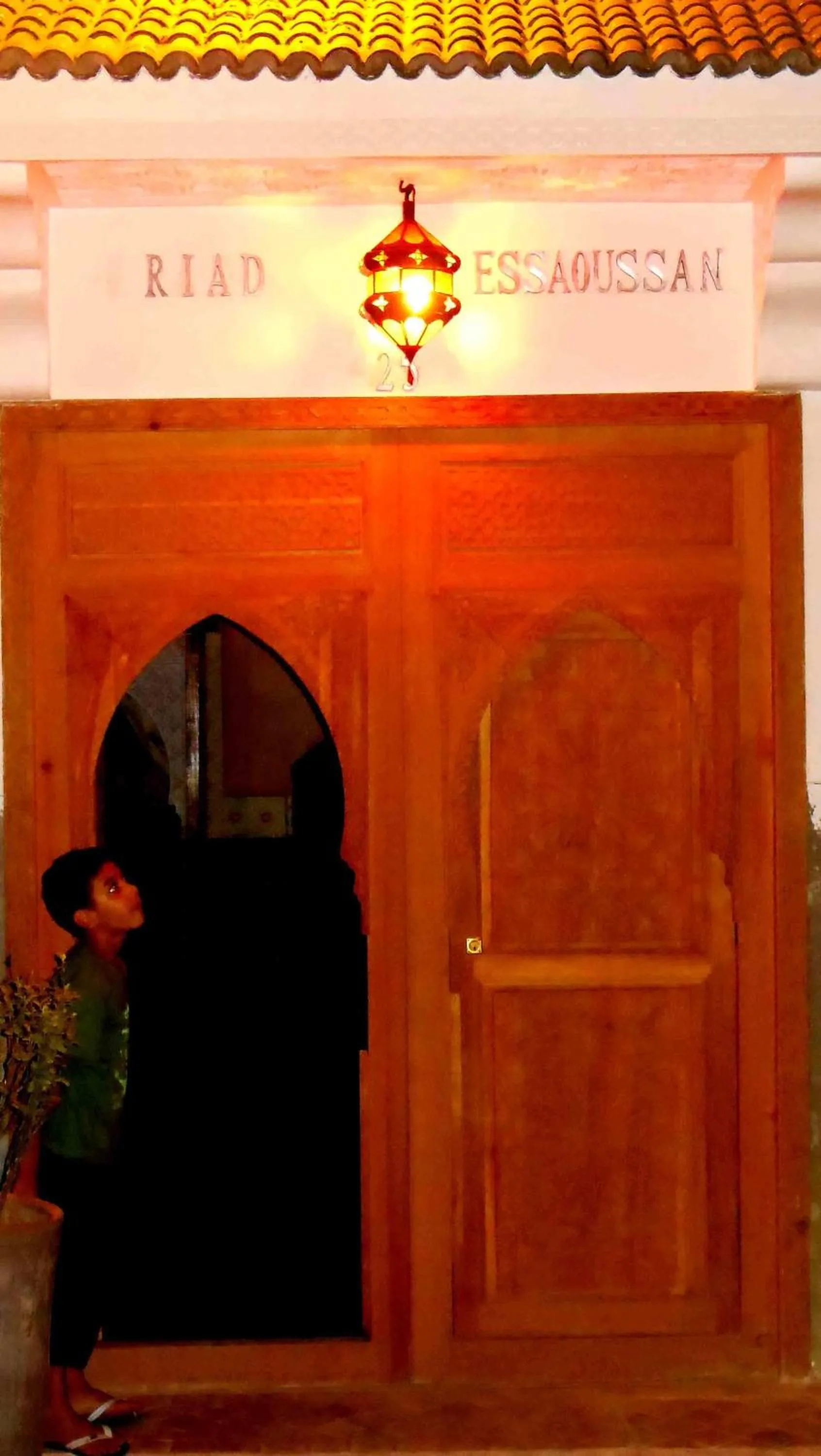 Facade/entrance in Riad Essaoussan