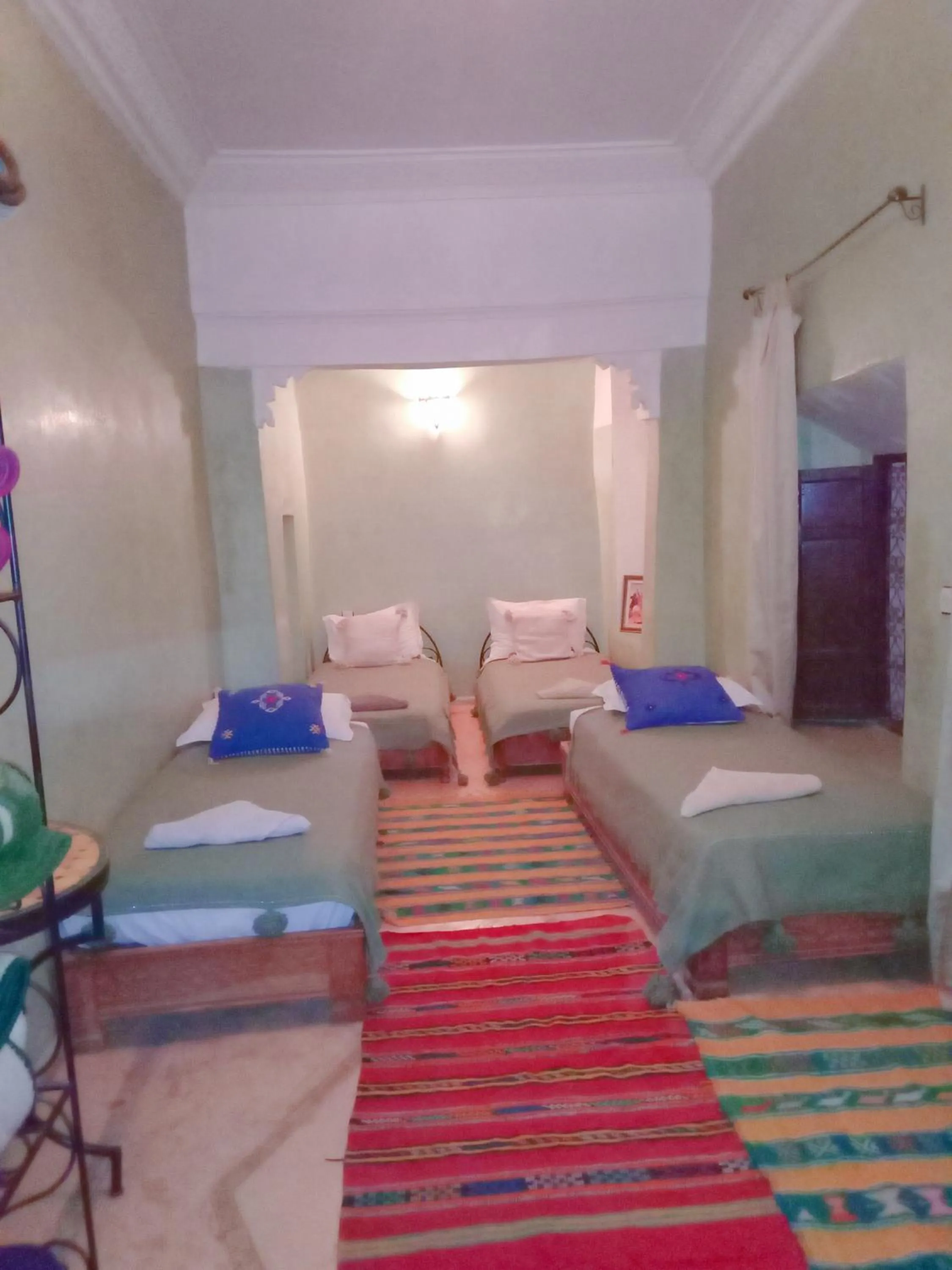 Bed in Riad Essaoussan