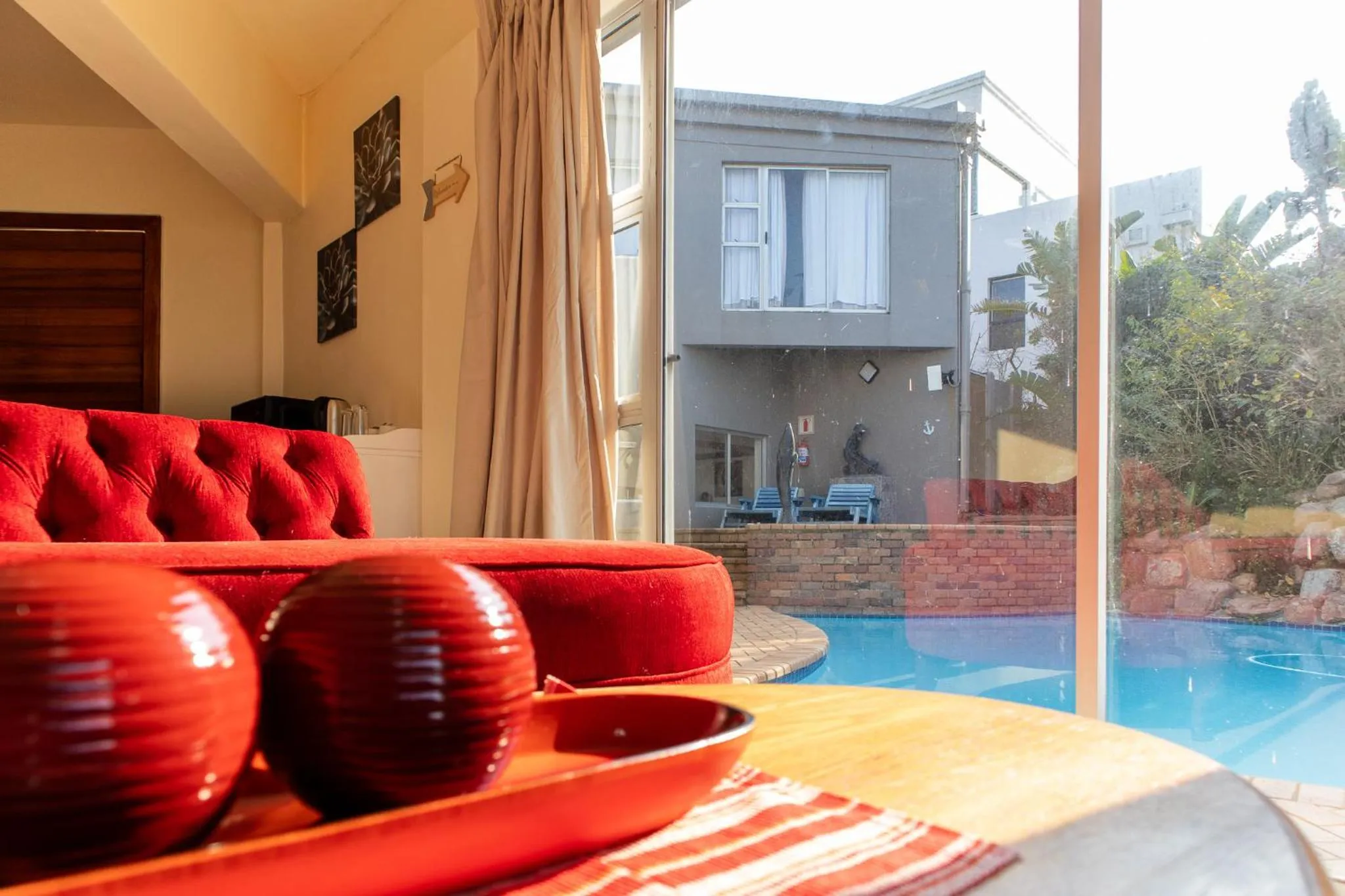 Pool view in 305 Guest House