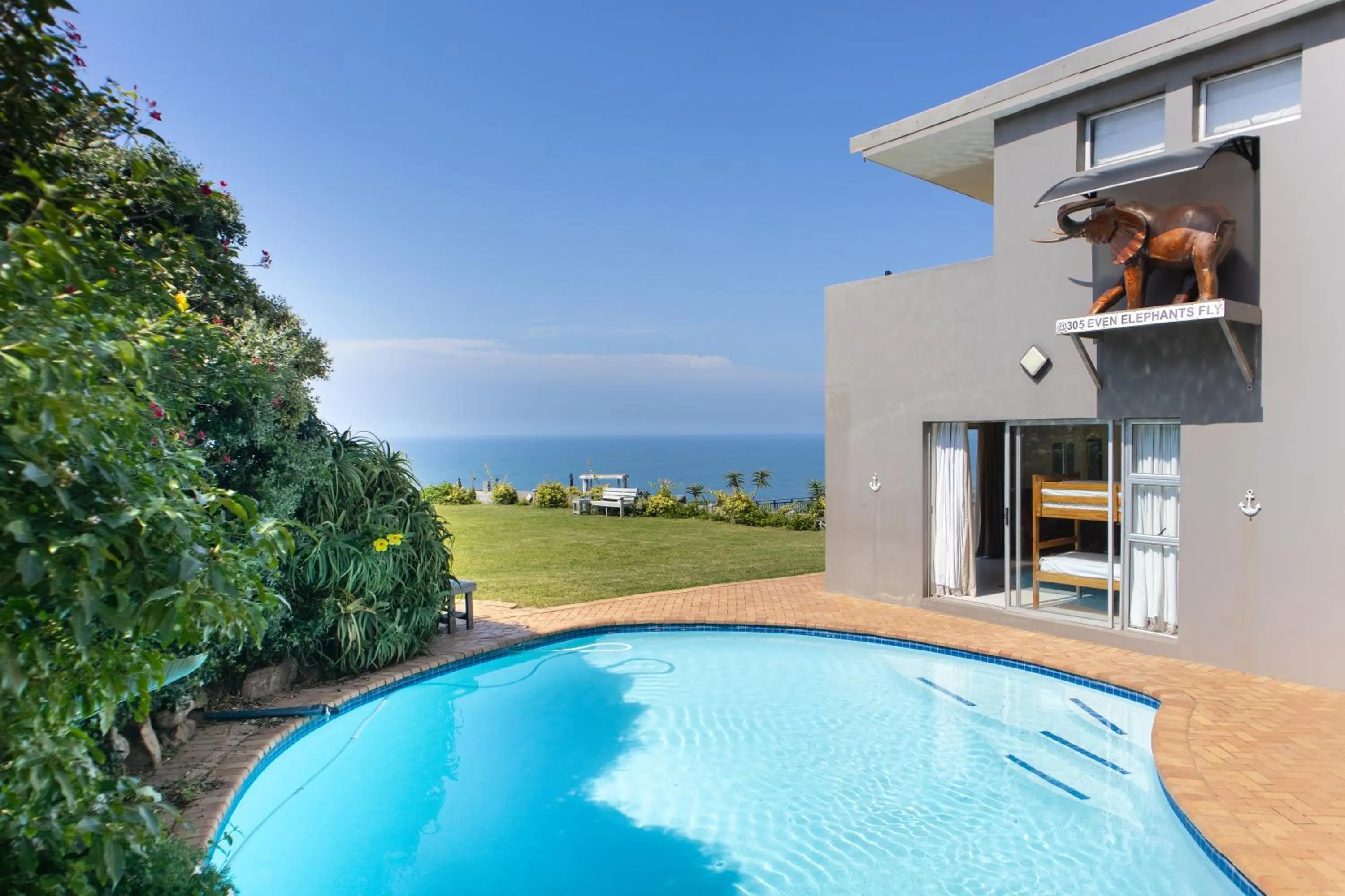 Pool view in 305 Guest House