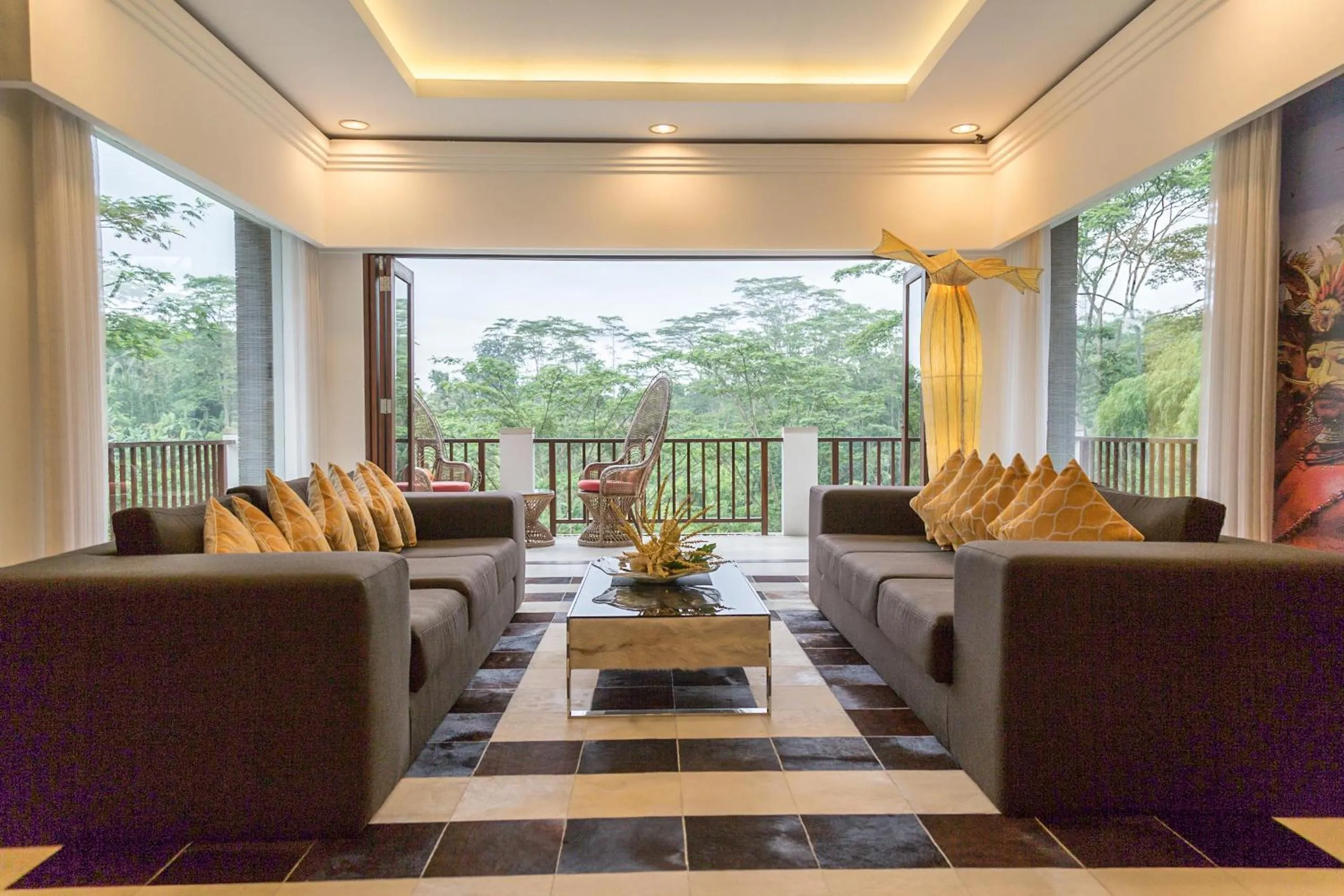 Living room in The Manipura Luxury Estate and Spa Up to 18 person, fully serviced