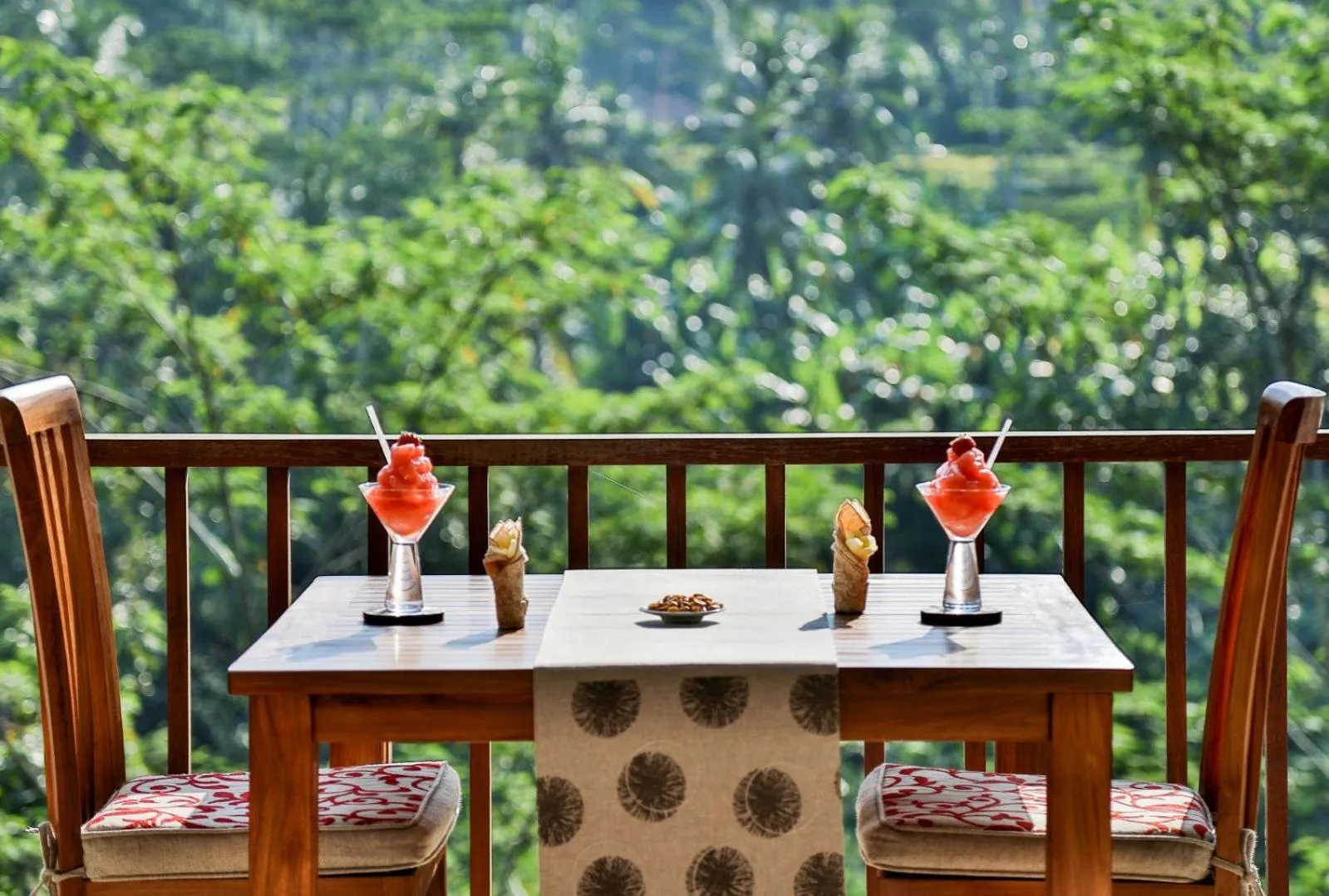 Balcony/Terrace in The Manipura Luxury Estate and Spa Up to 18 person, fully serviced