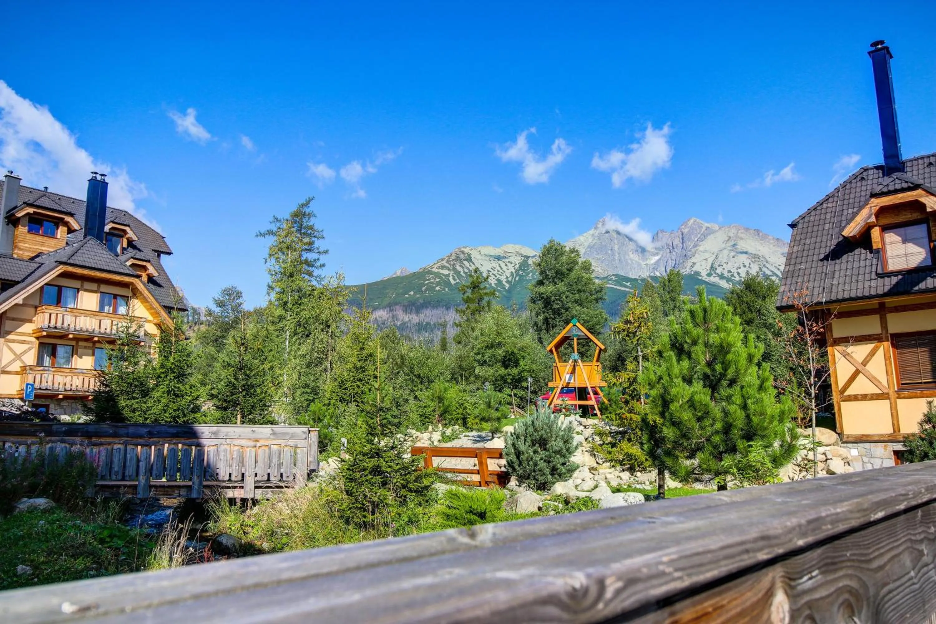 Mountain view in Kukučka Lomnica - Tatranská Lomnica