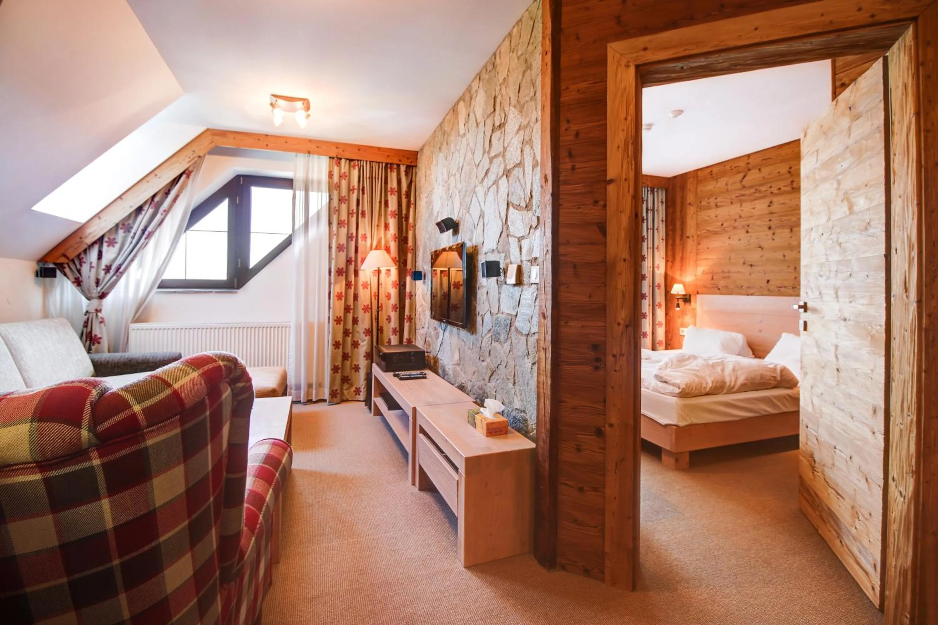 Living room, Bed in Kukučka Lomnica - Tatranská Lomnica