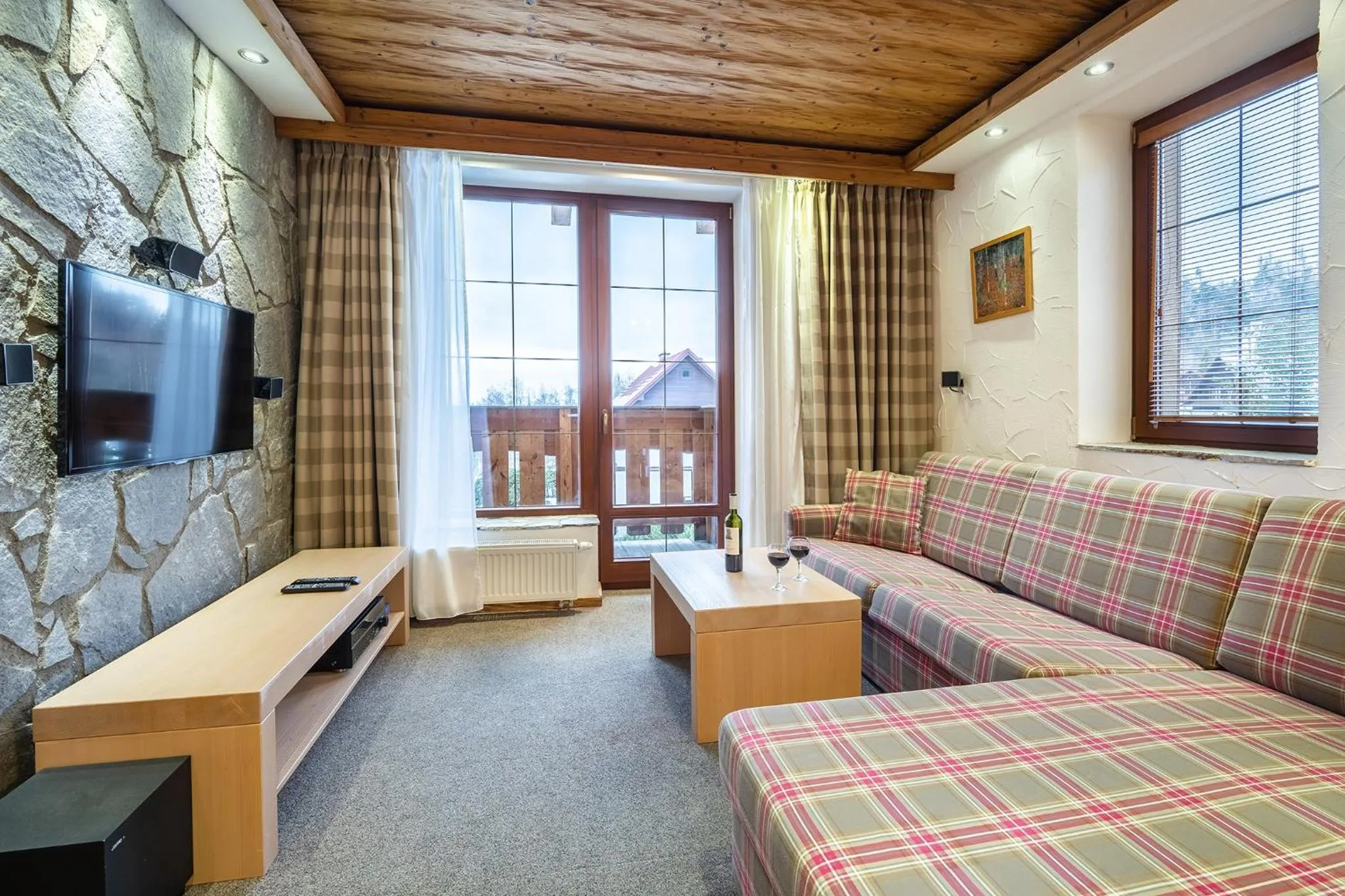 Living room, Bed in Kukučka Lomnica - Tatranská Lomnica