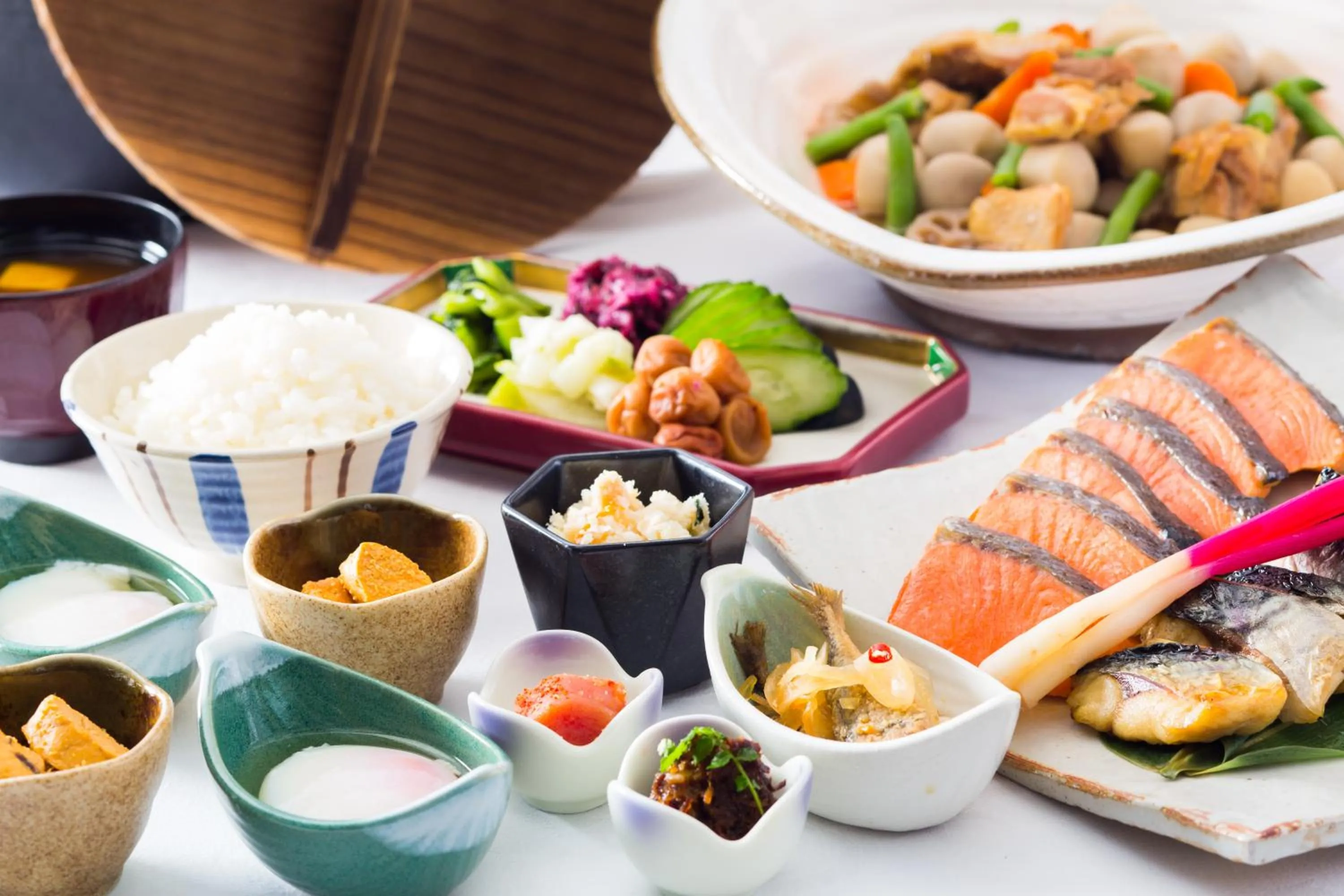 Buffet breakfast in Kawasaki Nikko Hotel