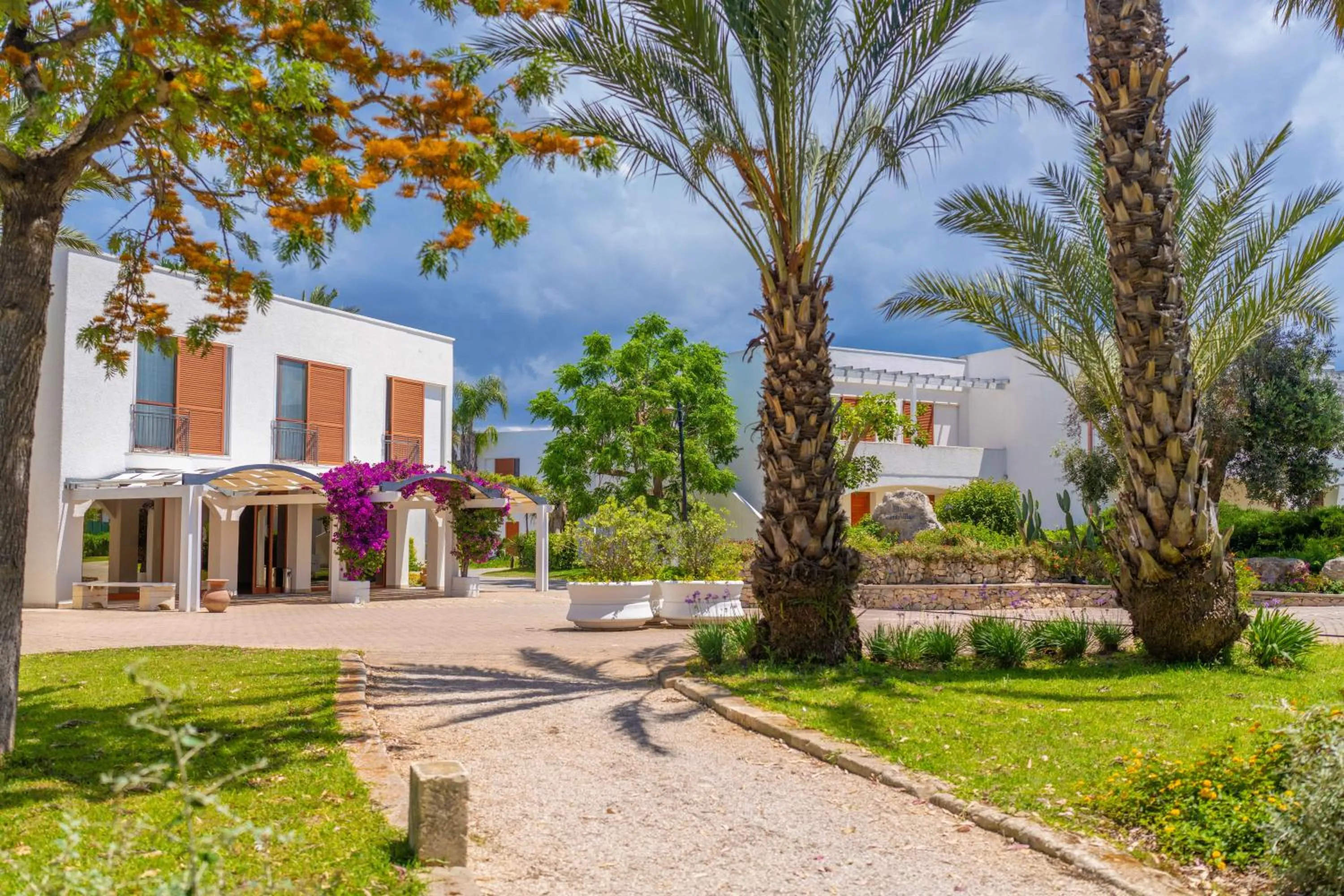 Facade/entrance in Blu Salento Village