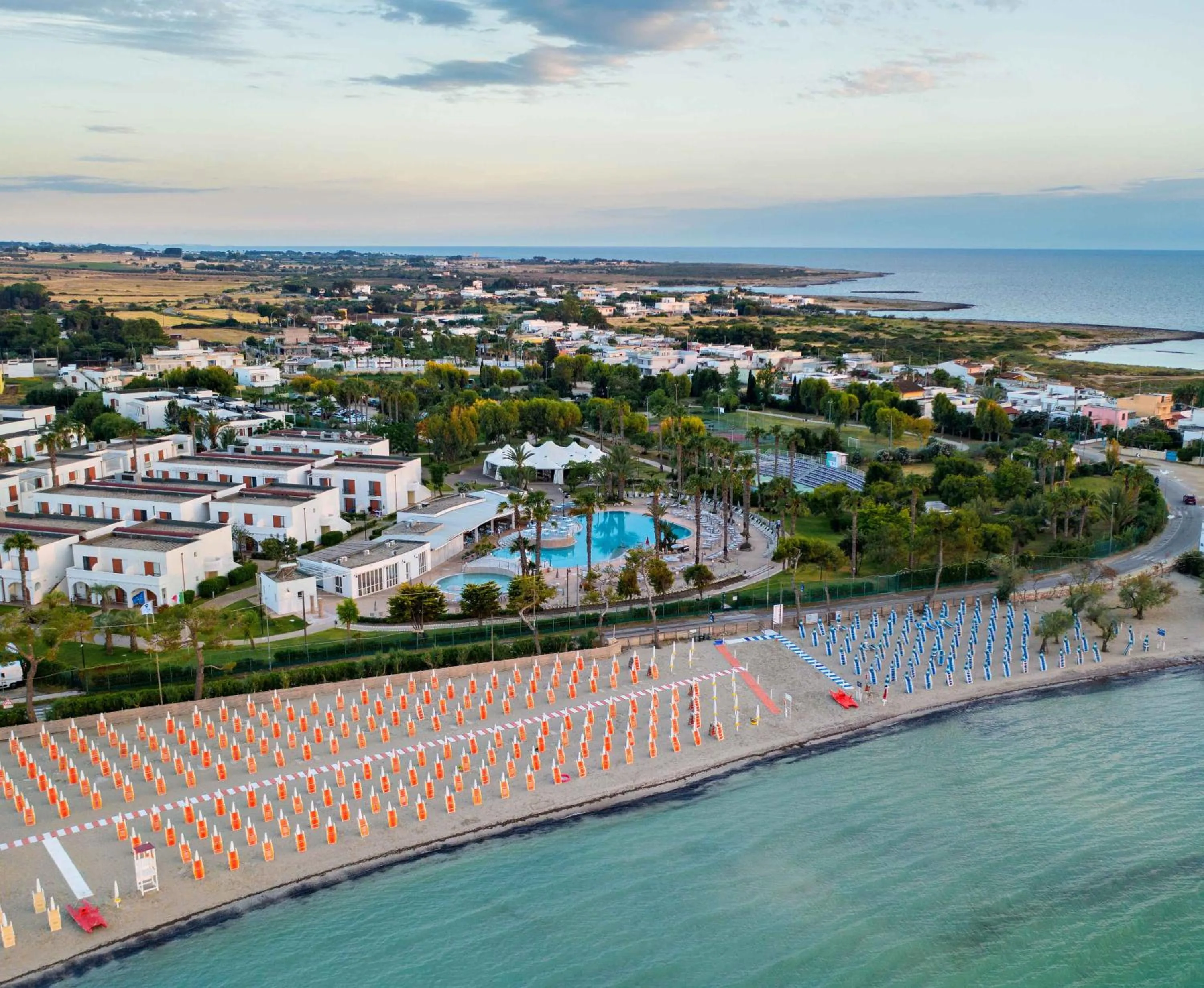 Bird's eye view in Blu Salento Village