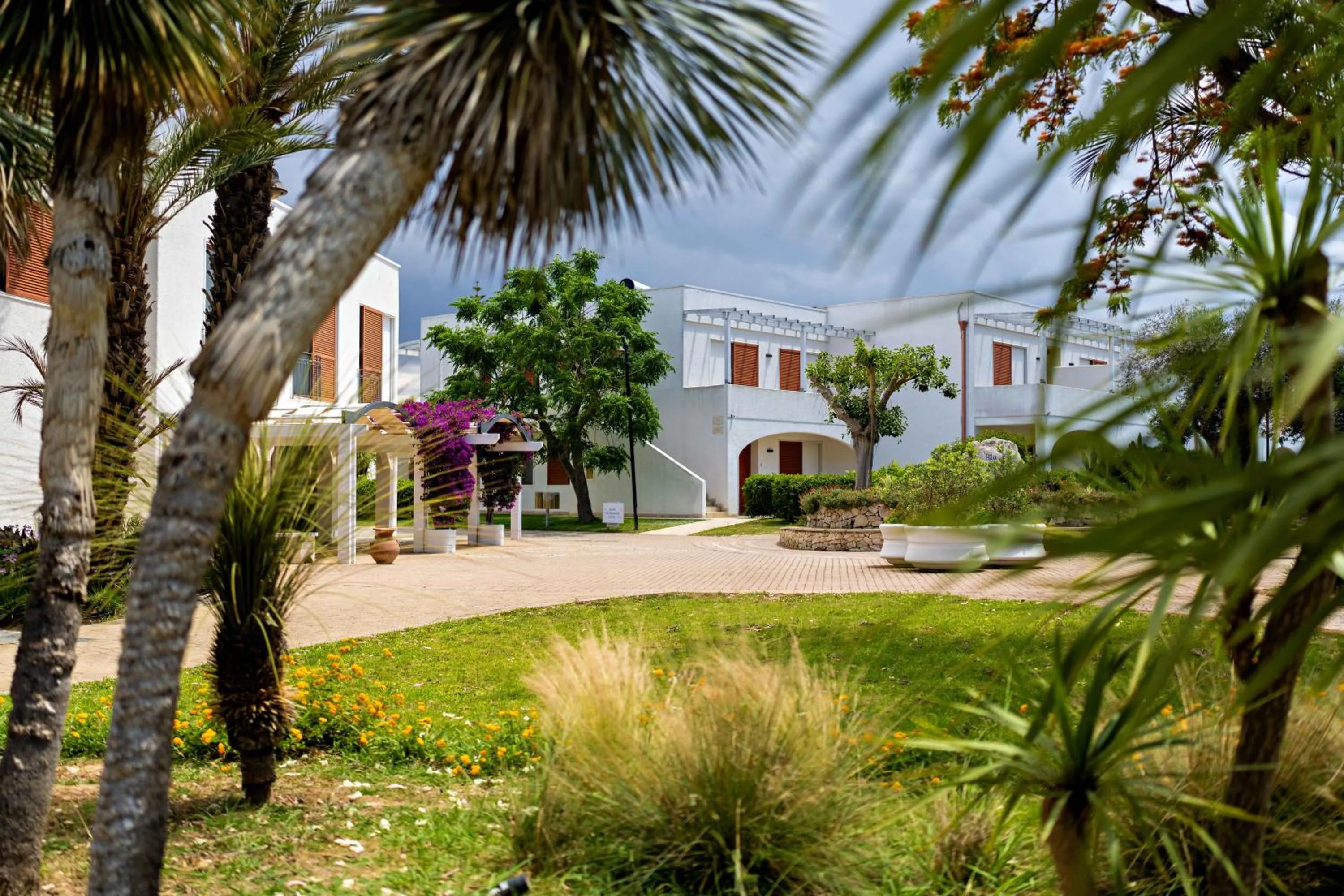 Facade/entrance in Blu Salento Village