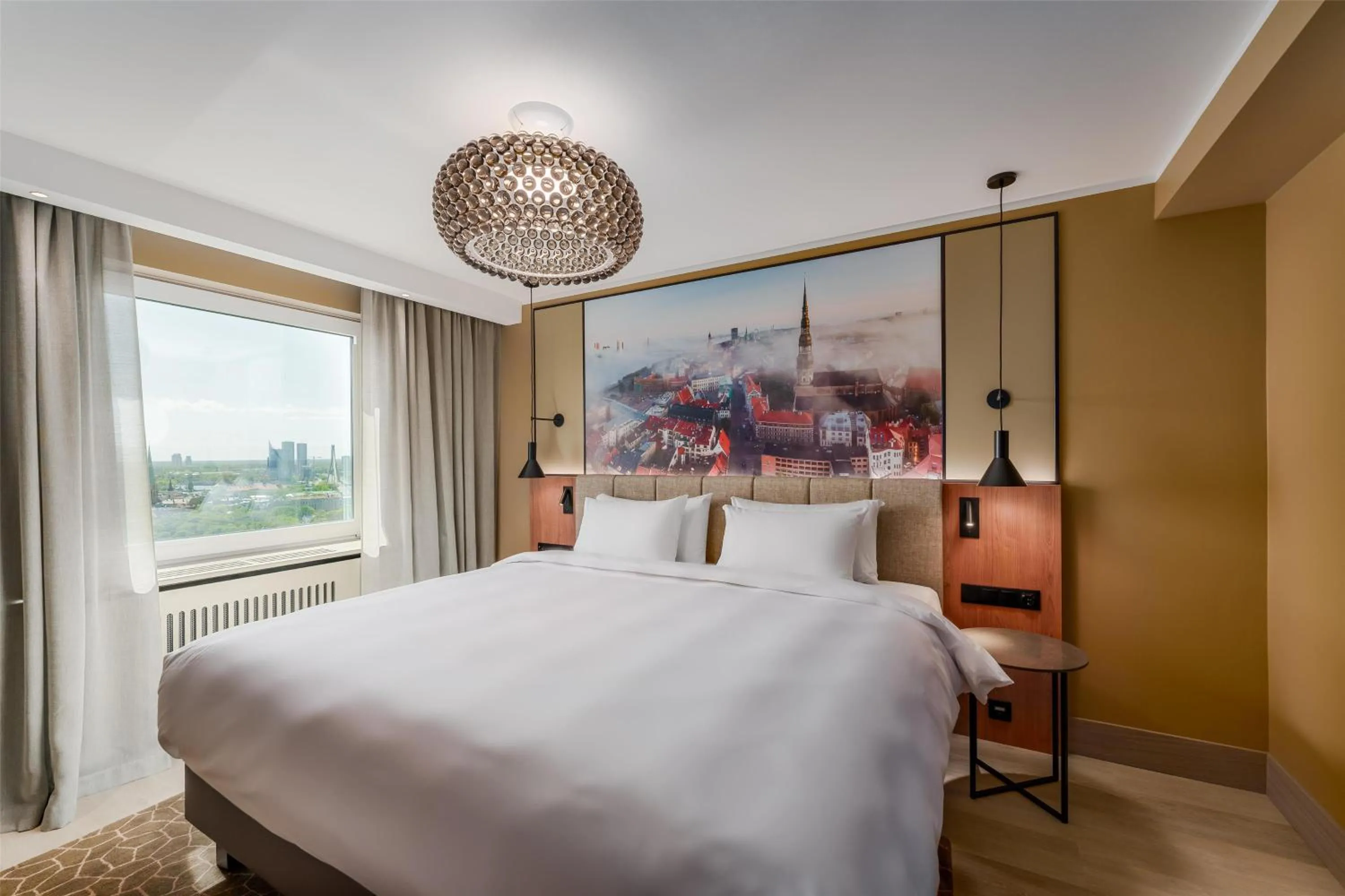 Photo of the whole room, Bed in Radisson Blu Latvija Conference & Spa Hotel, Riga