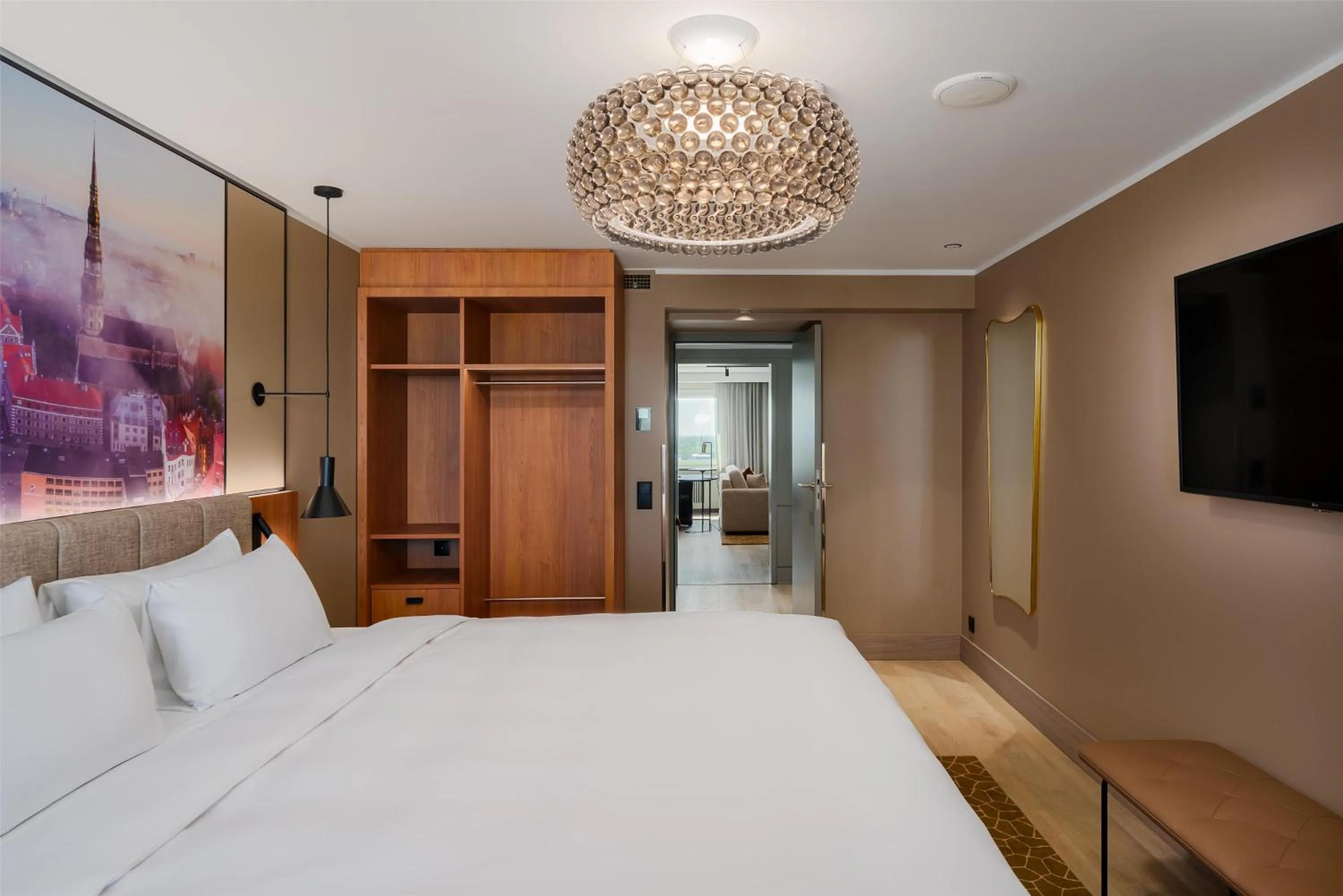 Photo of the whole room, Bed in Radisson Blu Latvija Conference & Spa Hotel, Riga