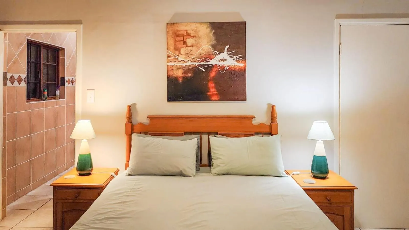 Bed in Parkers Cottages