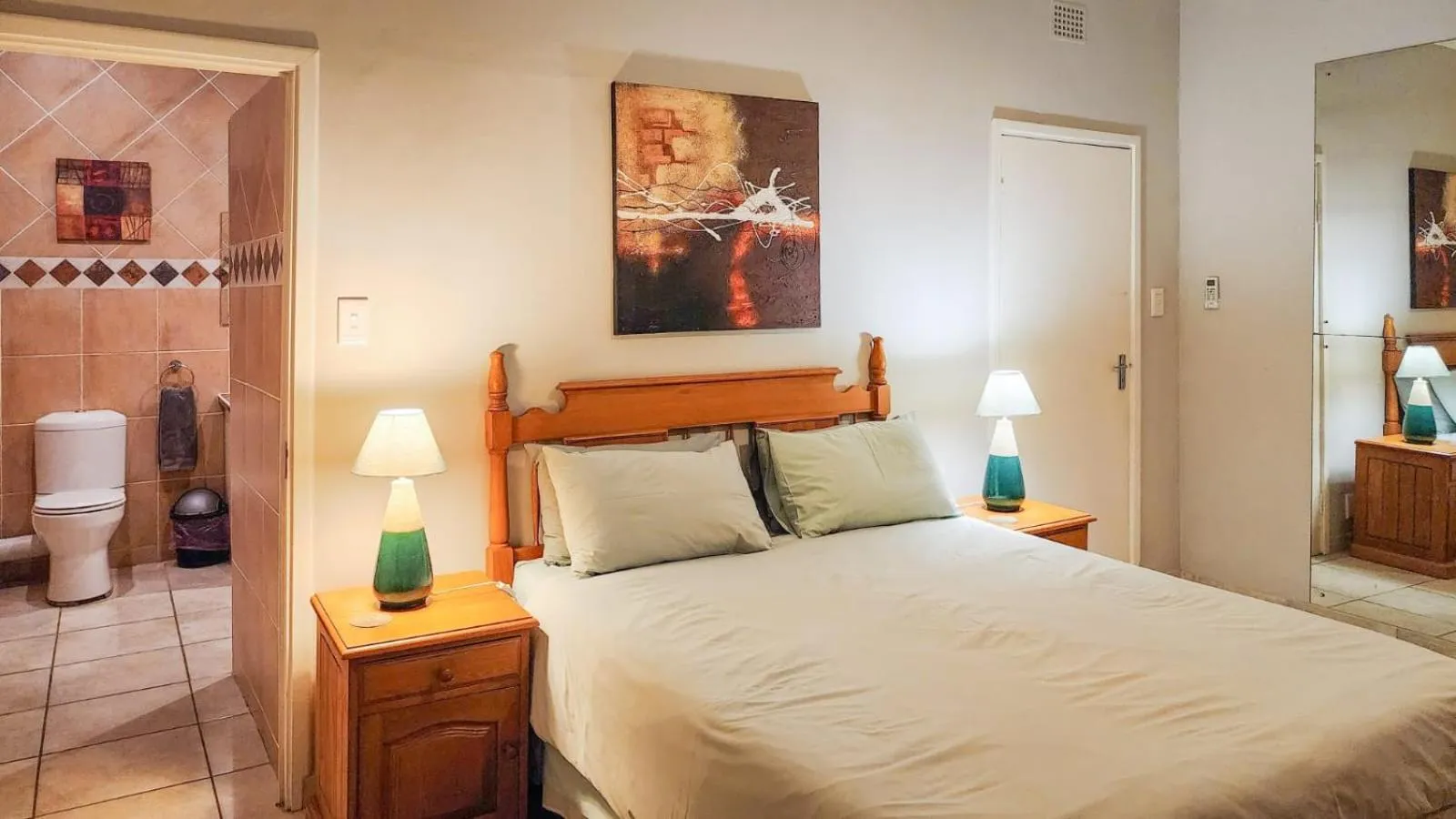 Bed in Parkers Cottages